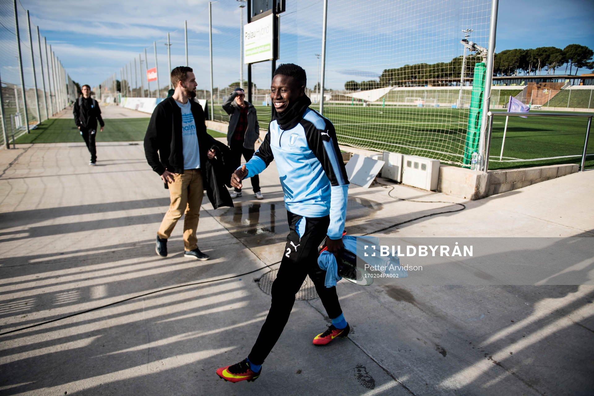 Malmö FFs Pa Konate anländer