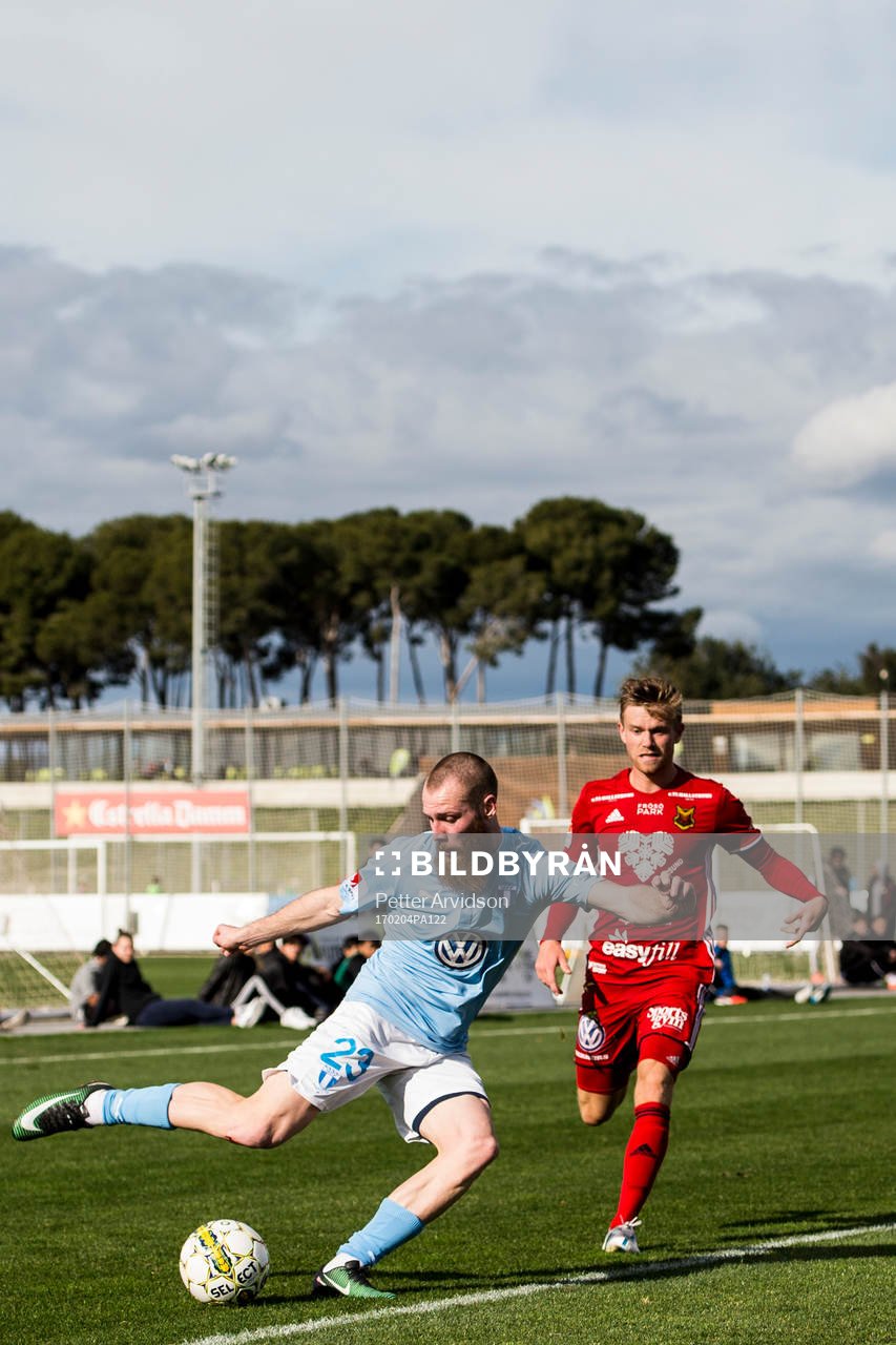 Malmö FFs Jo Inge Berget och Östersunds Johan Bertilsson