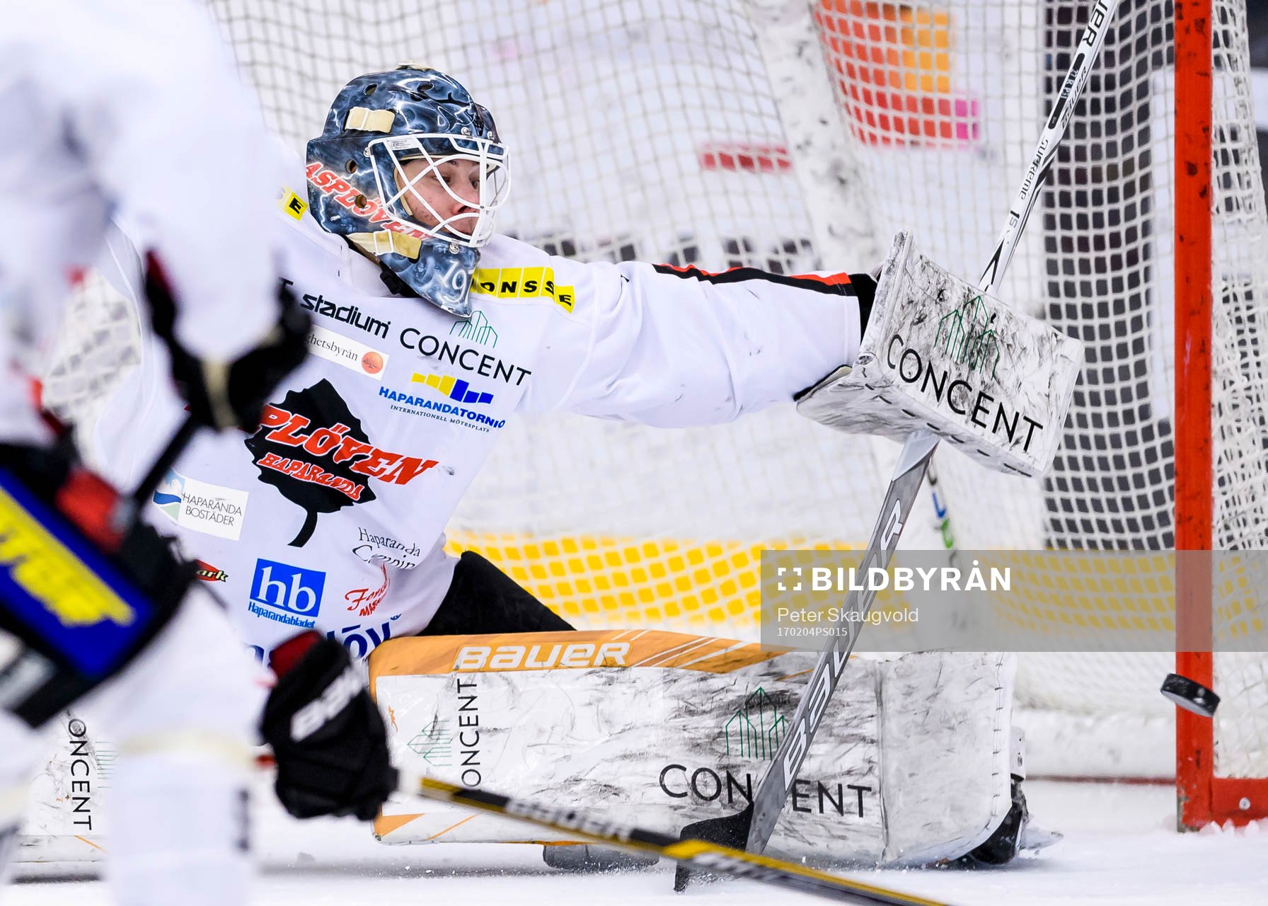 Asplövens målvakt Jesper Eriksson kan inte stoppa Piteås