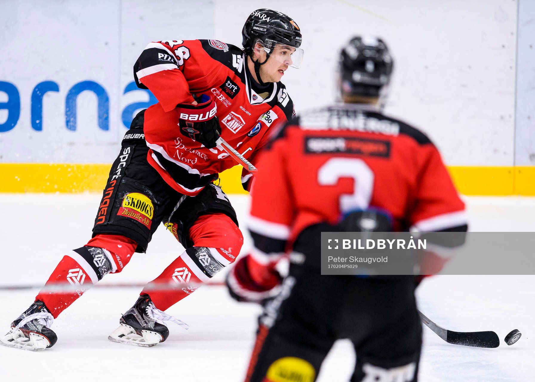 Piteås Erik Wikgren med pucken