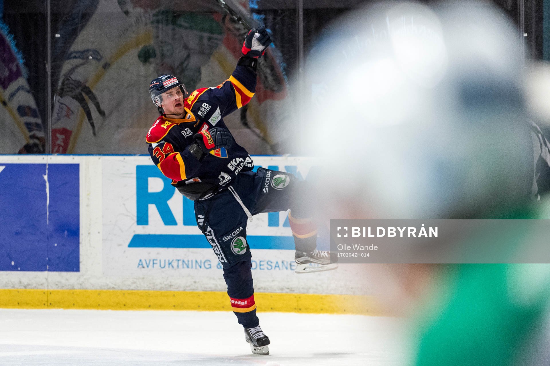 Djurgårdens Daniel Brodin jublar