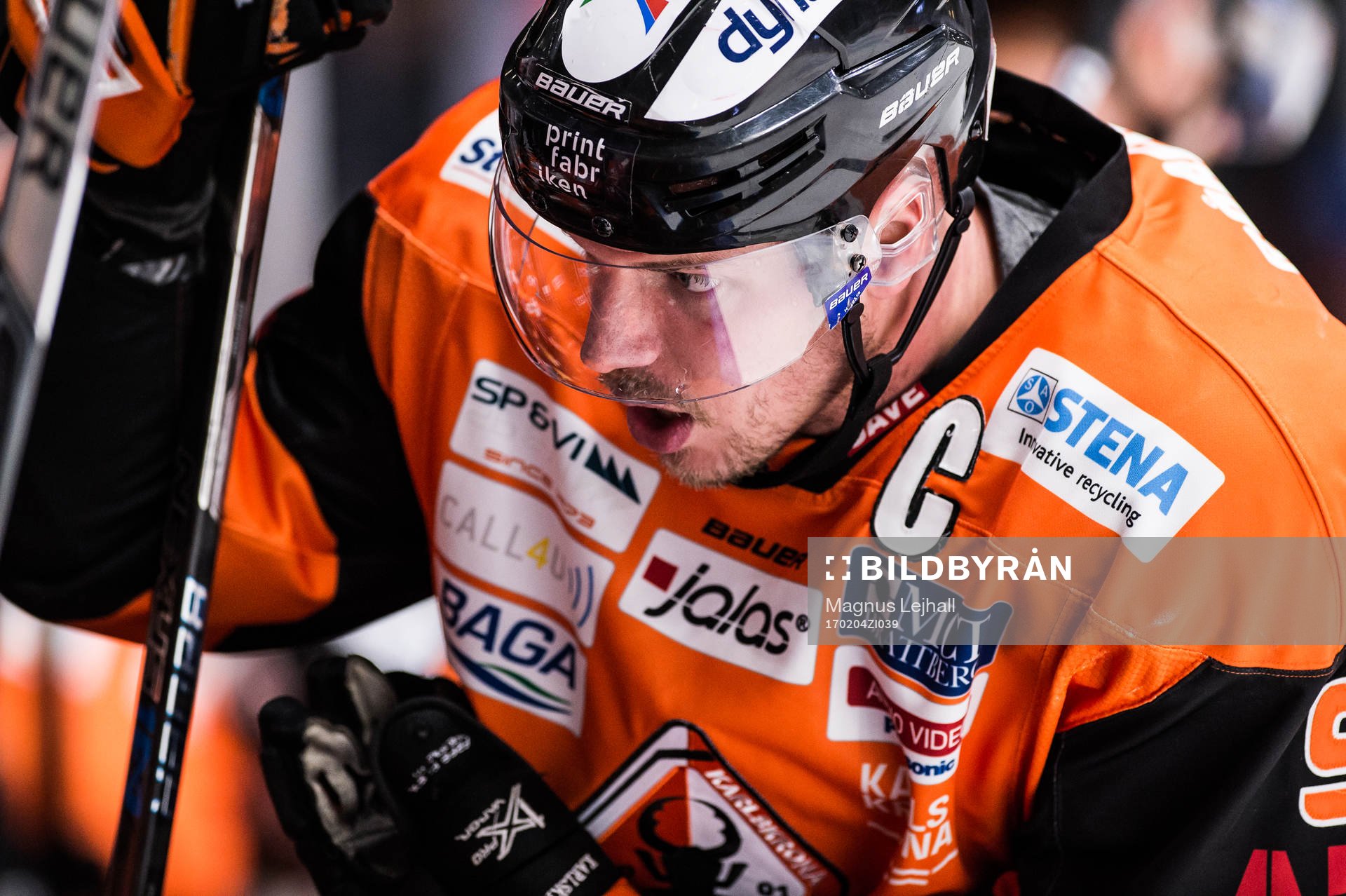 Karlskronas Morten Madsen i båset