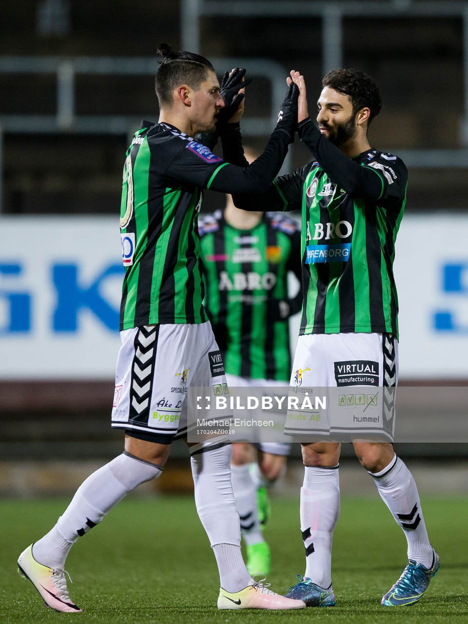 GAIS Luka Mijaljevic jublar ihop med Arvin Shojaee