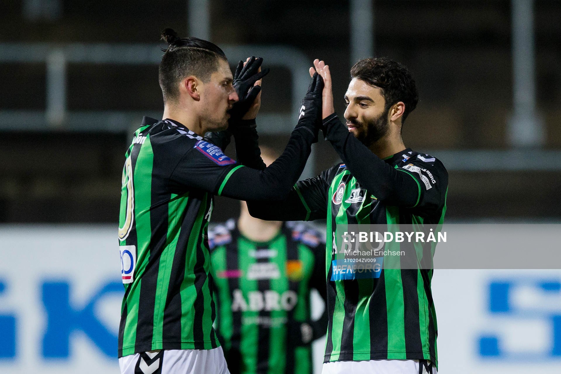 GAIS Luka Mijaljevic jublar ihop med Arvin Shojaee