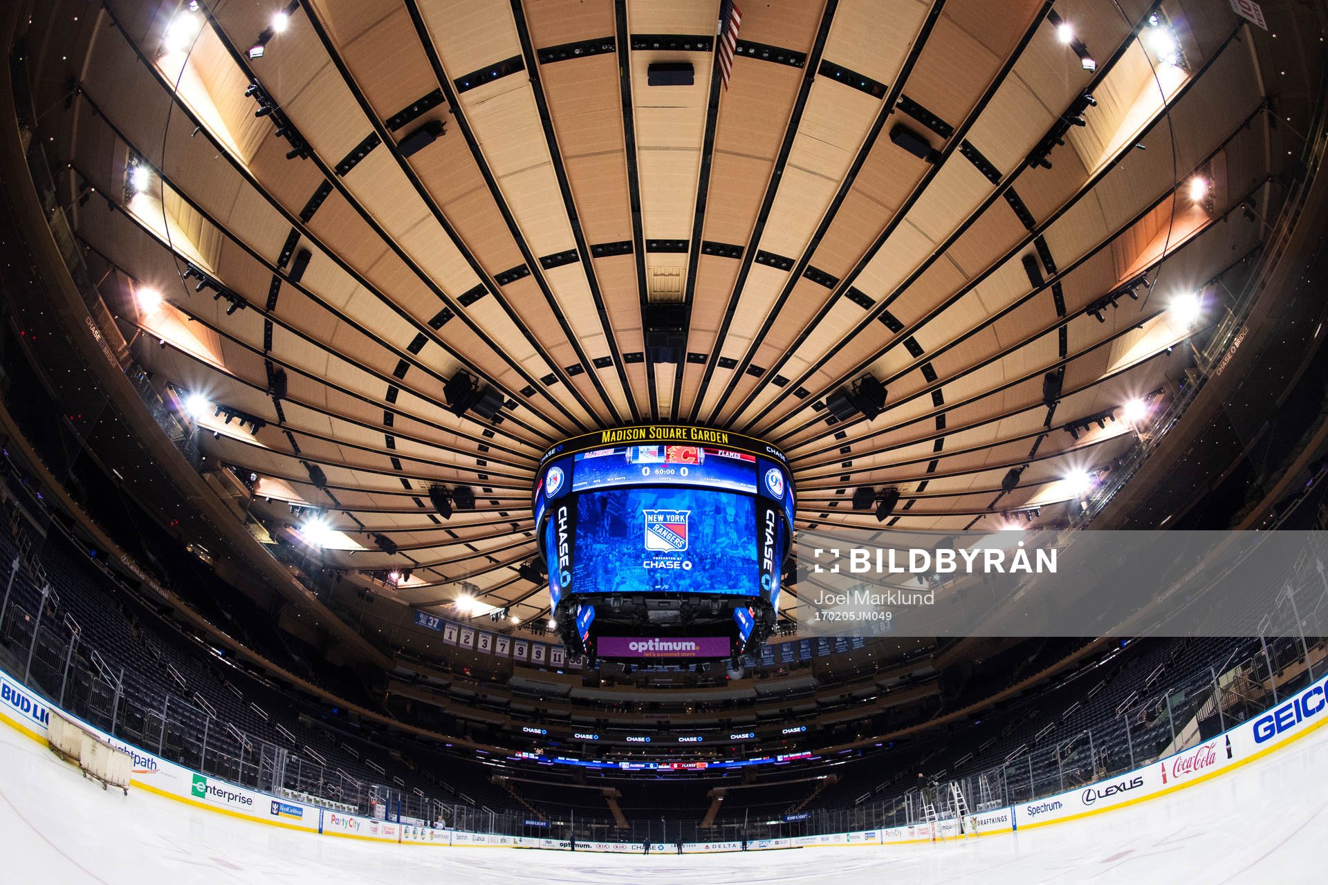 Innertaket på Madison Square Garden