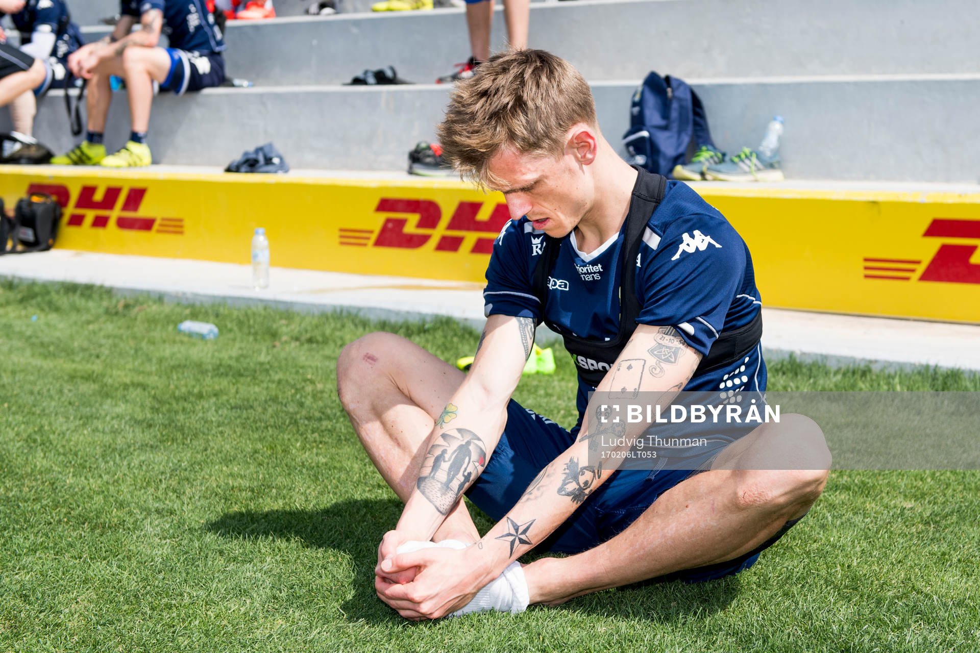 Sören Rieks stretchar