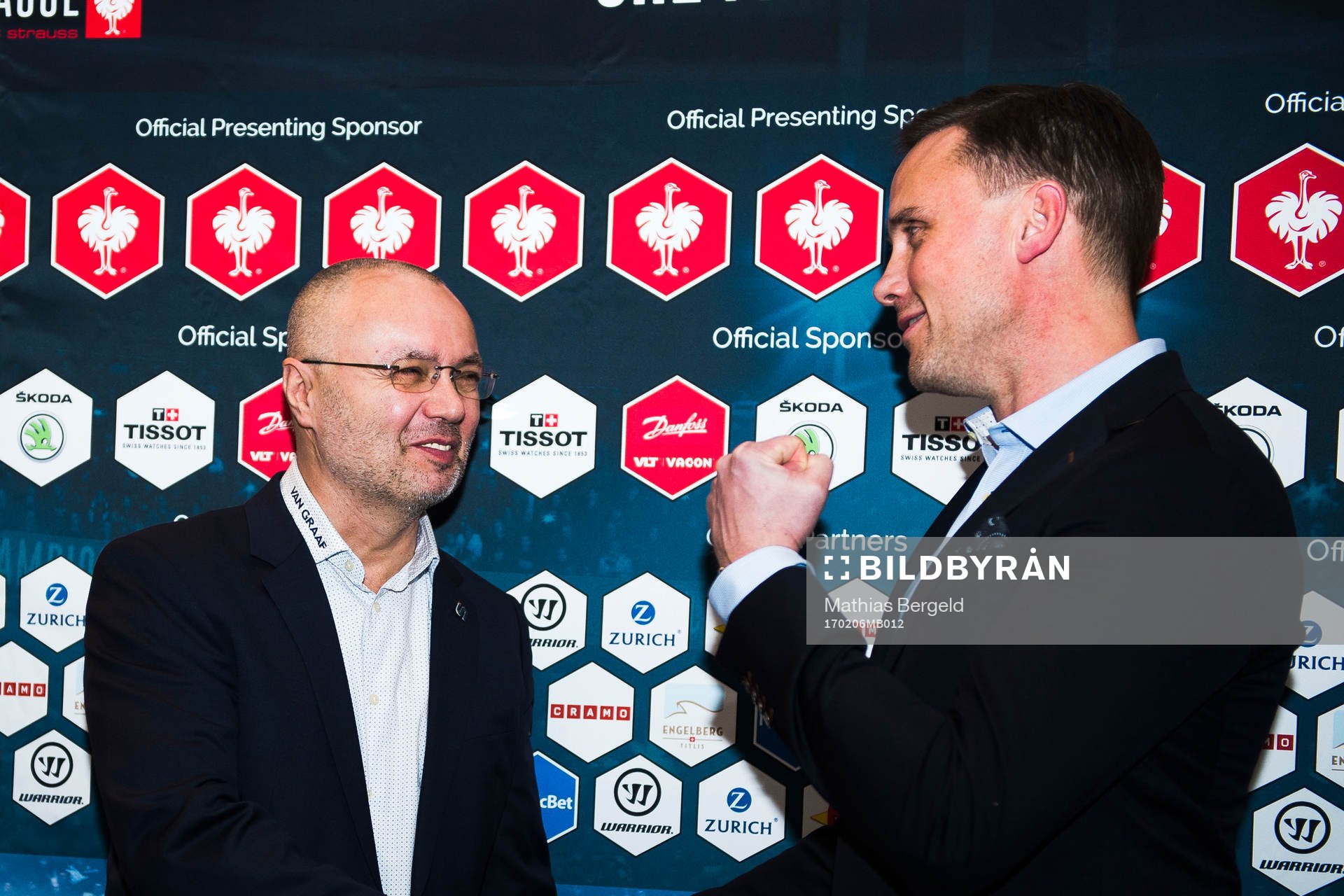 Sparta Prags tränare Jiri Kalous och Frölundas tränare