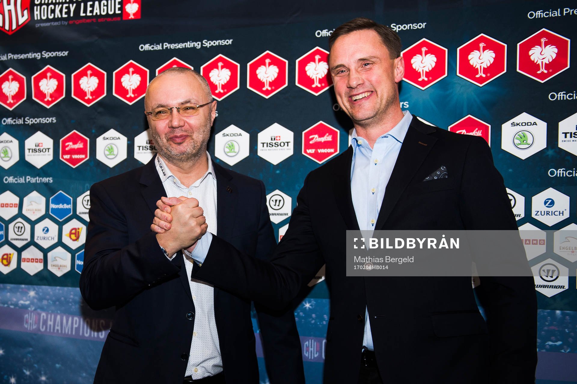 Sparta Prags tränare Jiri Kalous och Frölundas tränare