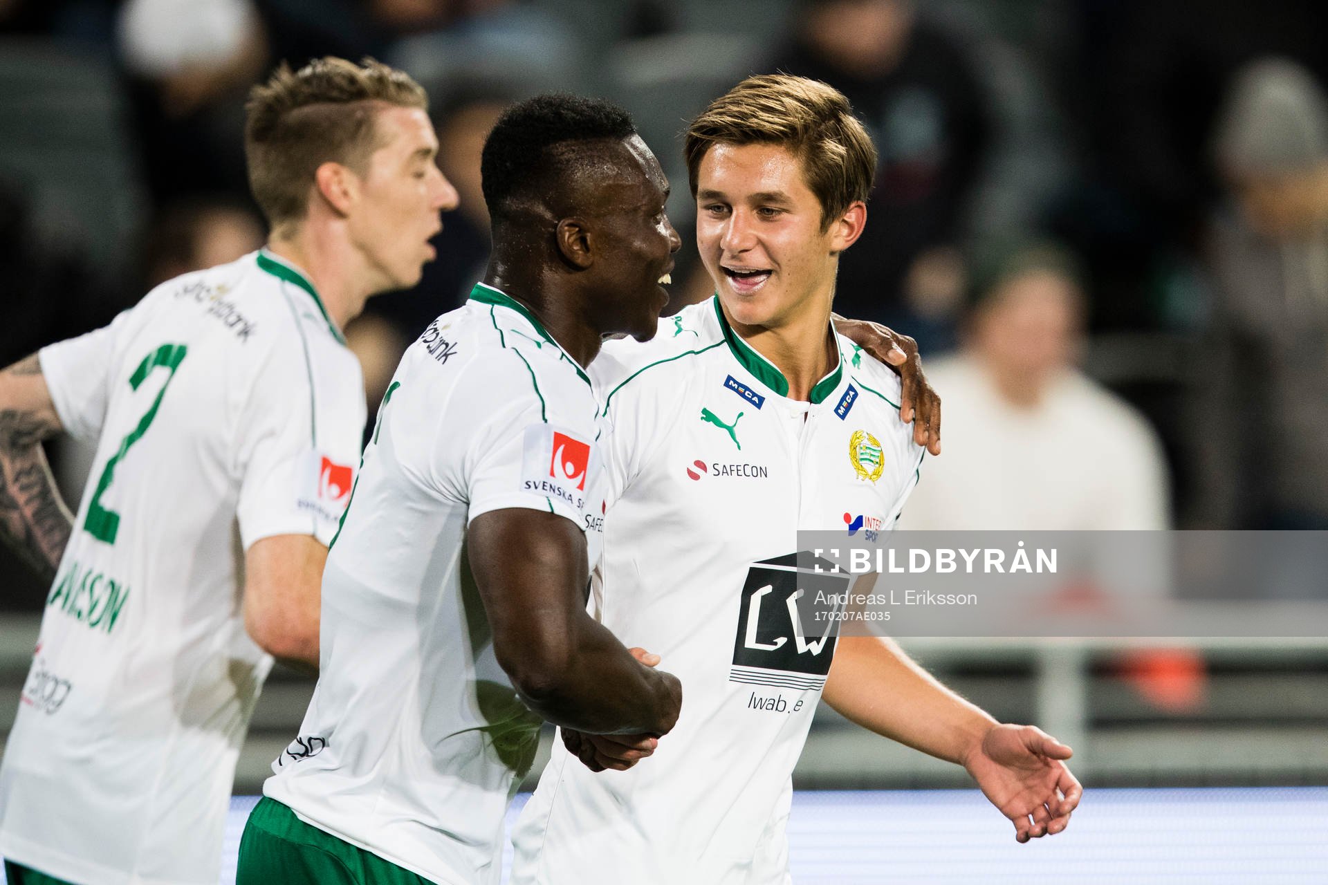 Hammarbys Birkir Már Saevarsson, Joseph Aidoo ocj Leo