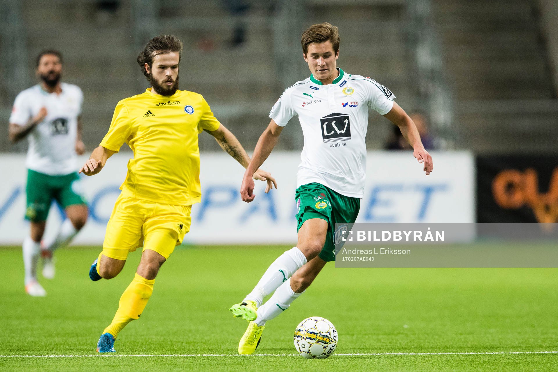 HJK Helsingfors Lucas Kaufmann jagar Hammarbys Leo Bengtsson