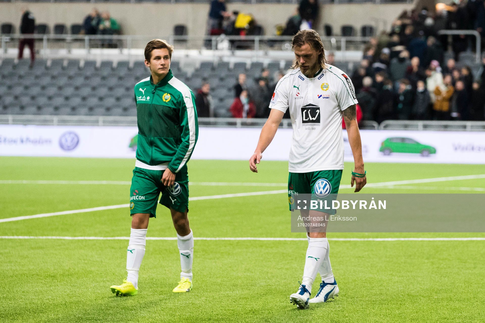 Hammarbys Leo Bengtsson och Björn Paulsen deppar