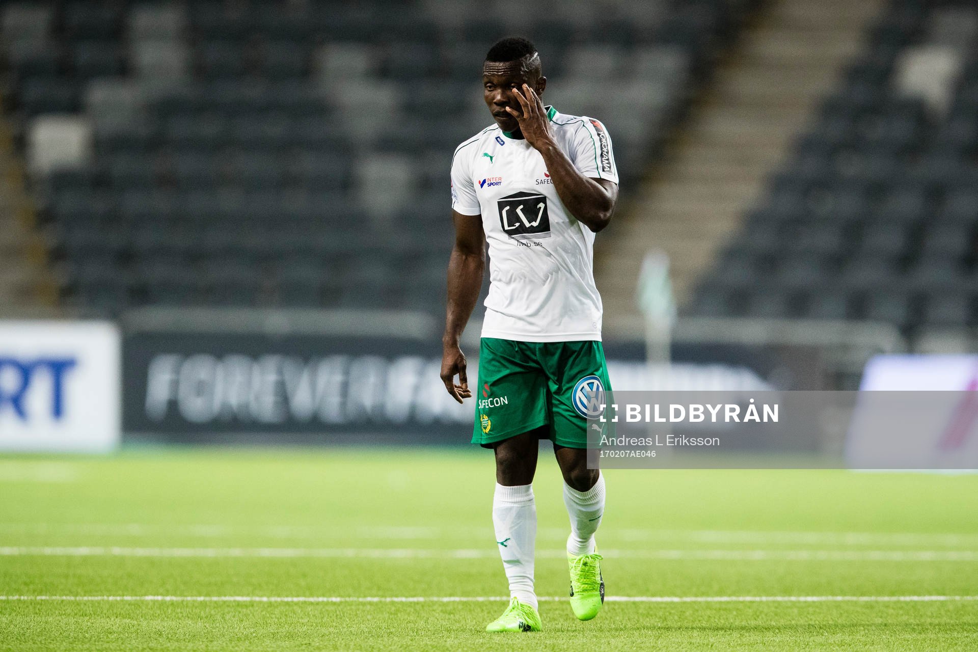 Hammarbys Joseph Aidoo deppar
