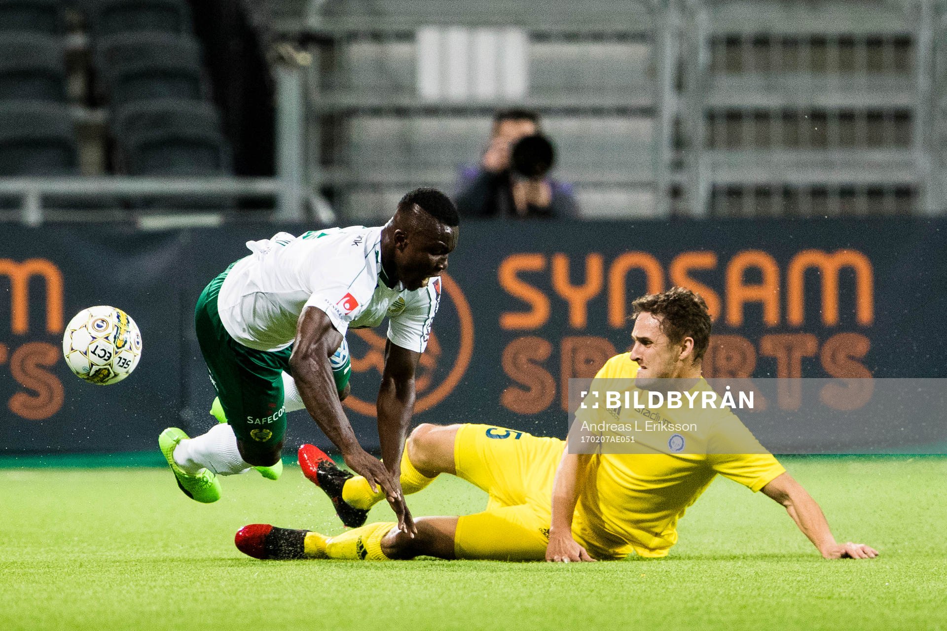Hammarbys Joseph Aidoo bjuds går omkull