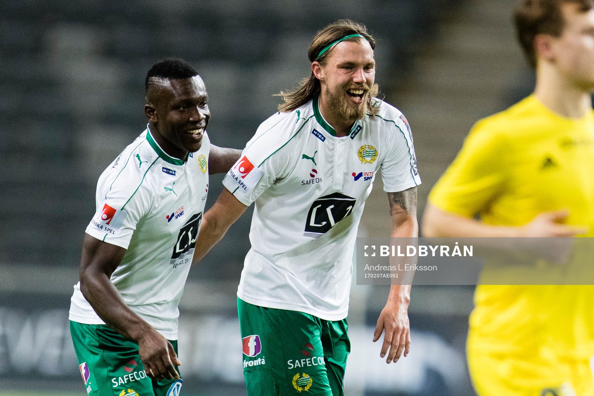 Hammarbys Joseph Aidoo och Björn Paulsen