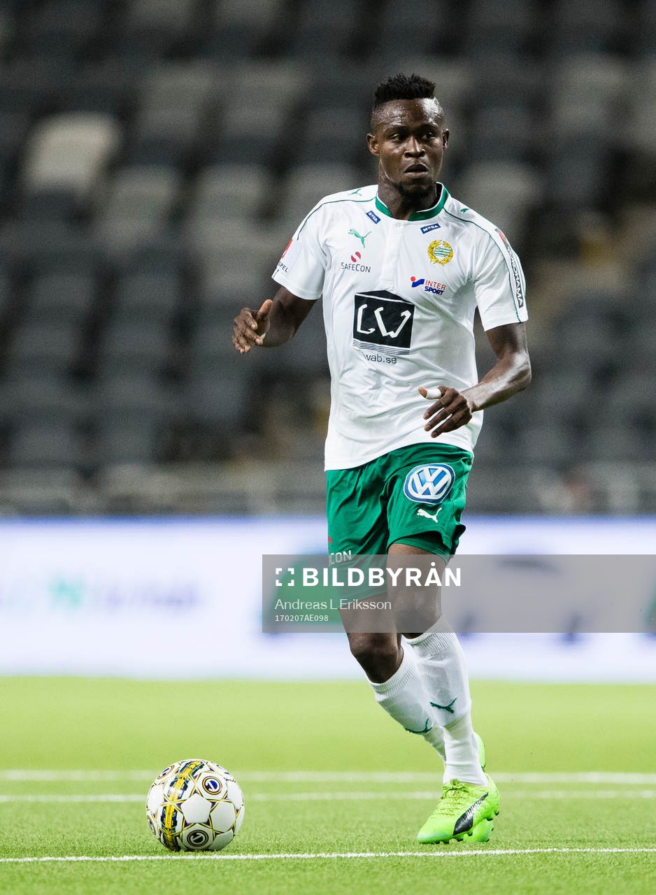 Hammarbys Gershon Koffie med bollen