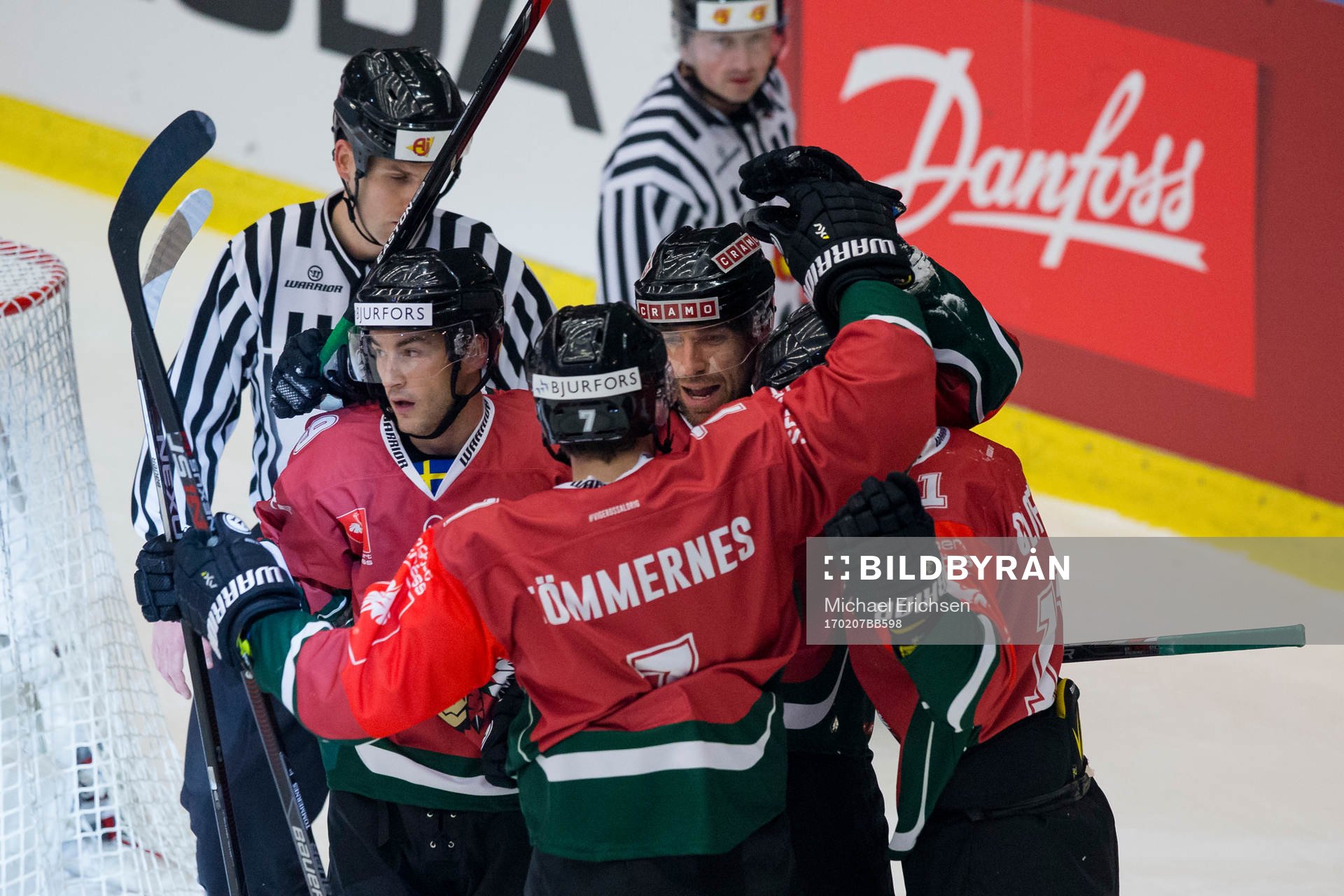 under finalen i CHL mellan Frölunda och Sparta Prag