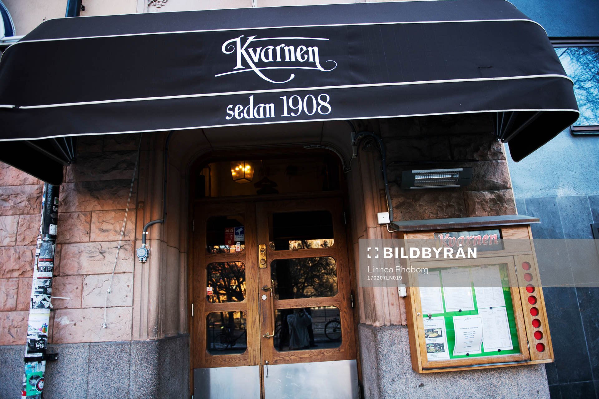 Exteriör av restaurang Kvarnen när Hammarbys nye spelare