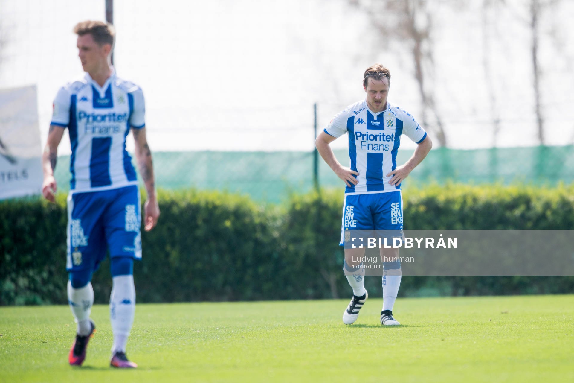 Sören Rieks och Scott Jamieson deppar