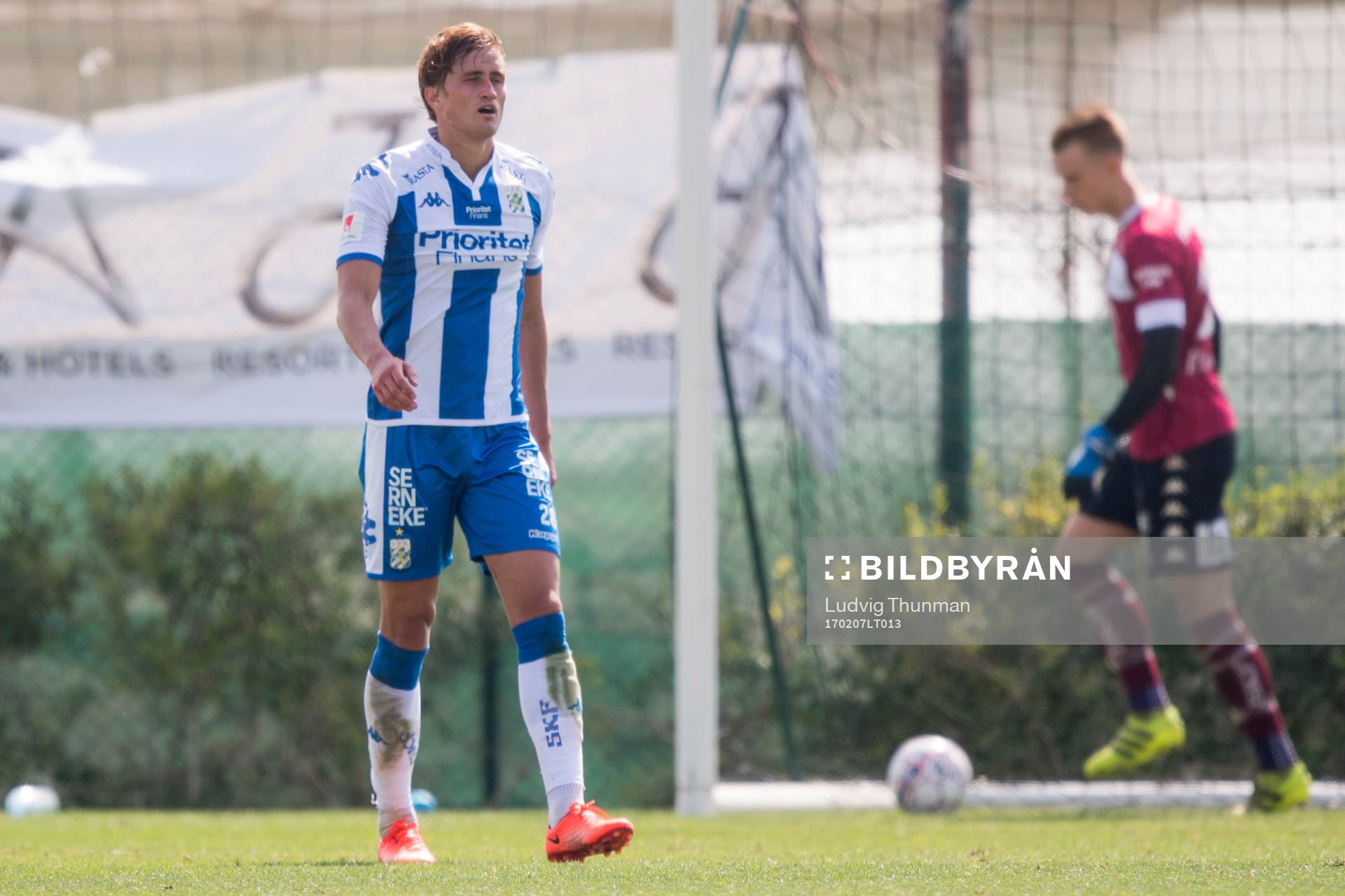 IFK Göteborgs Thomas Rogne deppar