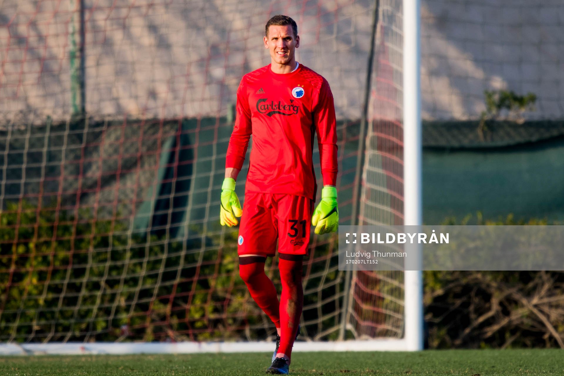 FC Köpenhamns målvakt Robin Olsen