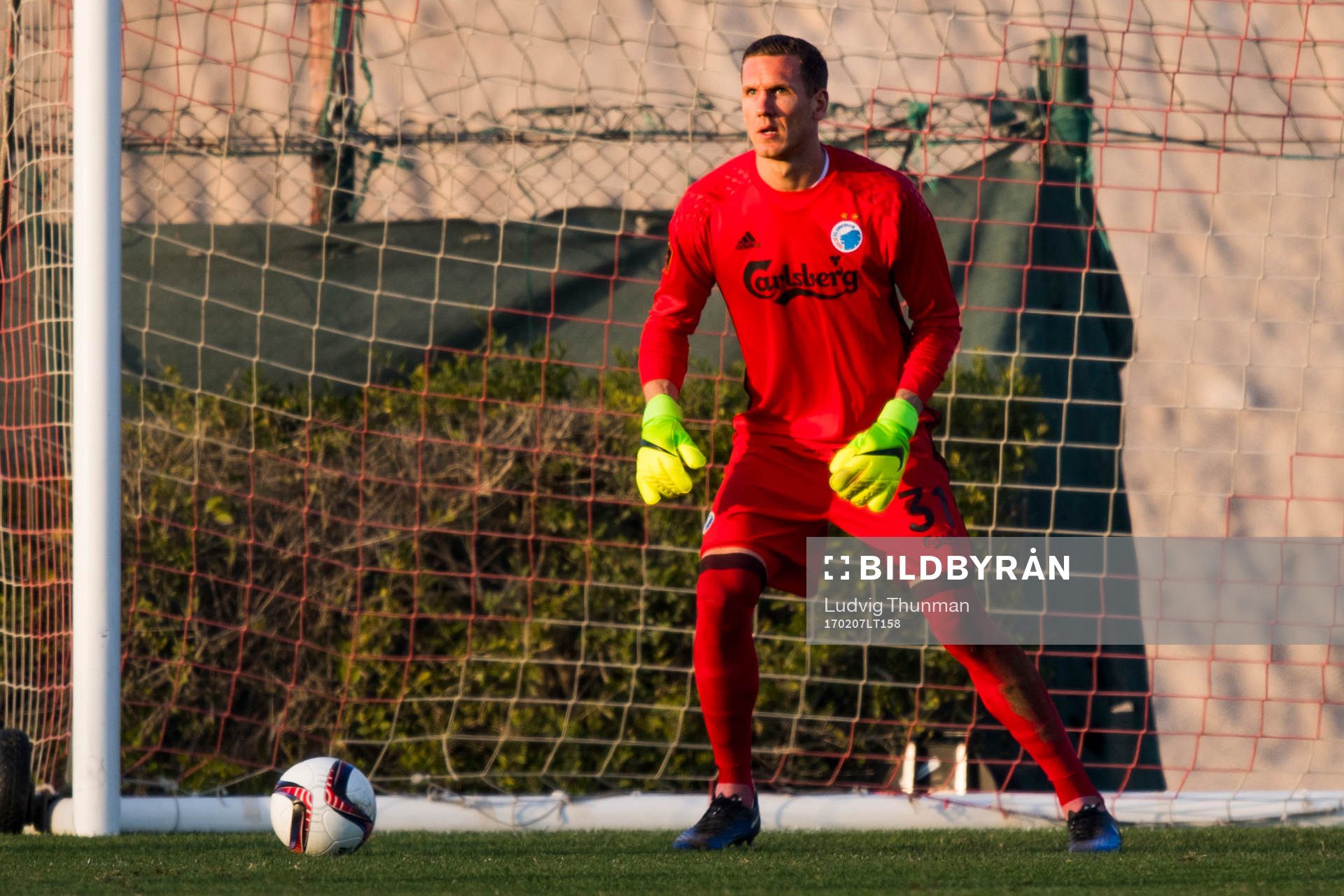 FC Köpenhamns målvakt Robin Olsen