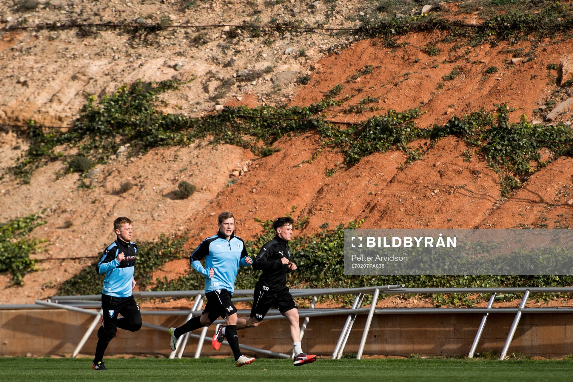 Anders Christiansen, Erik Andersson och fystränaren Ben