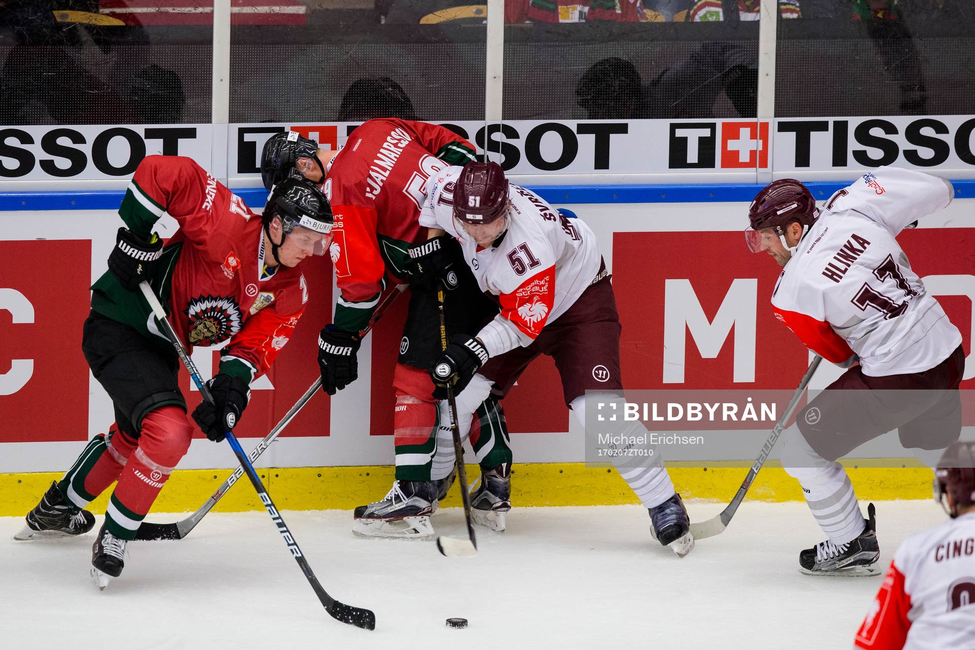 Frölundas Christoffer Ehn och Simon Hjalmarsson mot Sparta