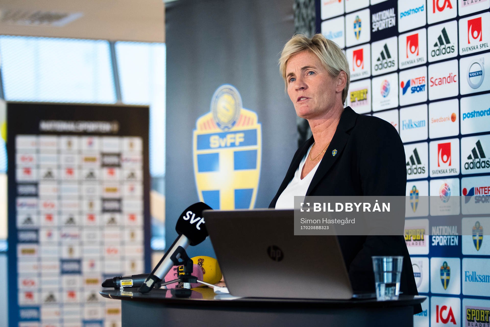 Sveriges assisterande förbundskapten Lilie Persson