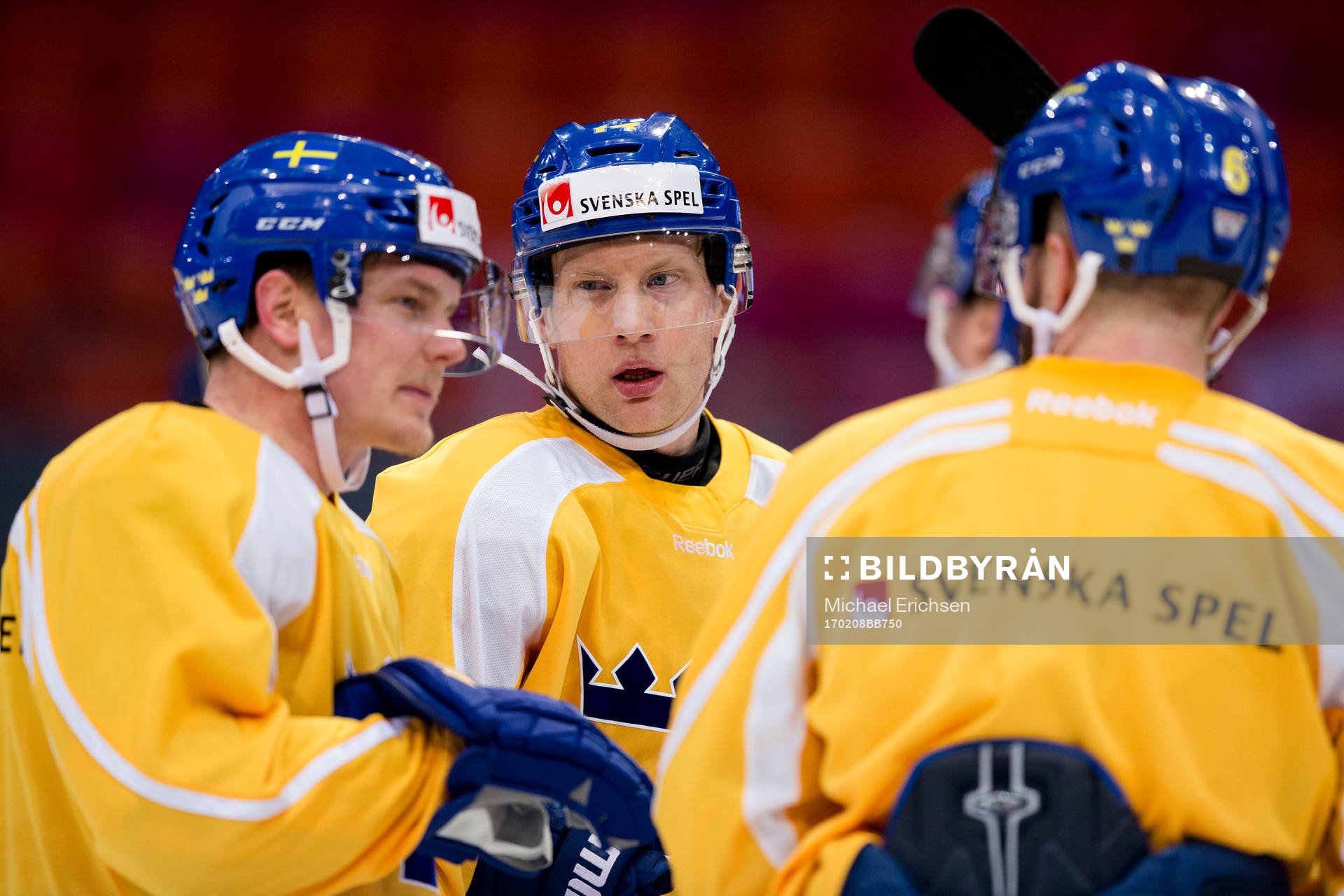 Sveriges Patrik Zackrisson, Richard Gynge och Oscar