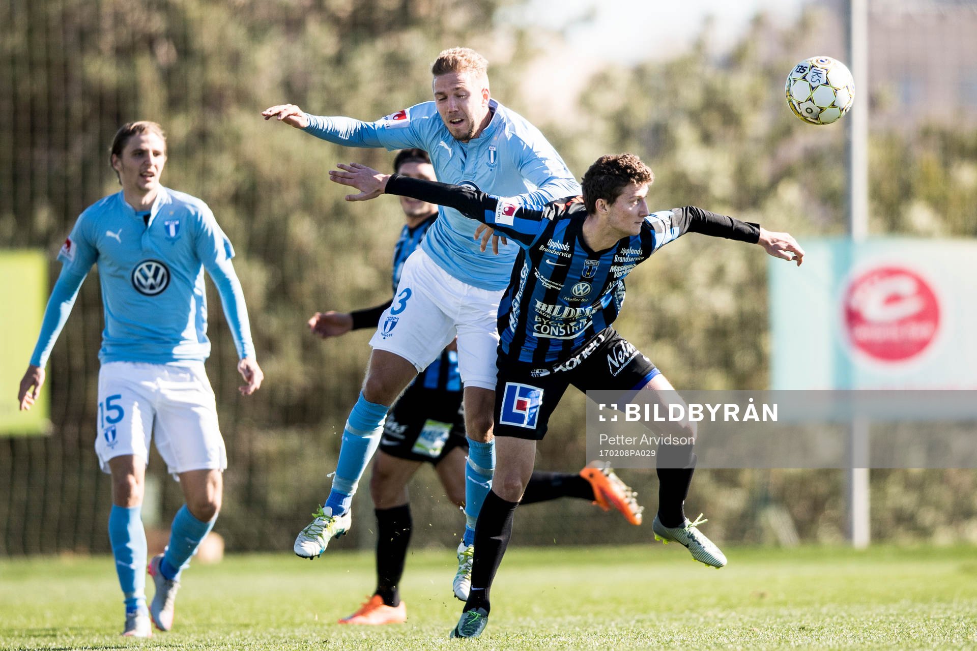Malmö FFs Anton Tinnerholm och Sirius Jakob Bergman