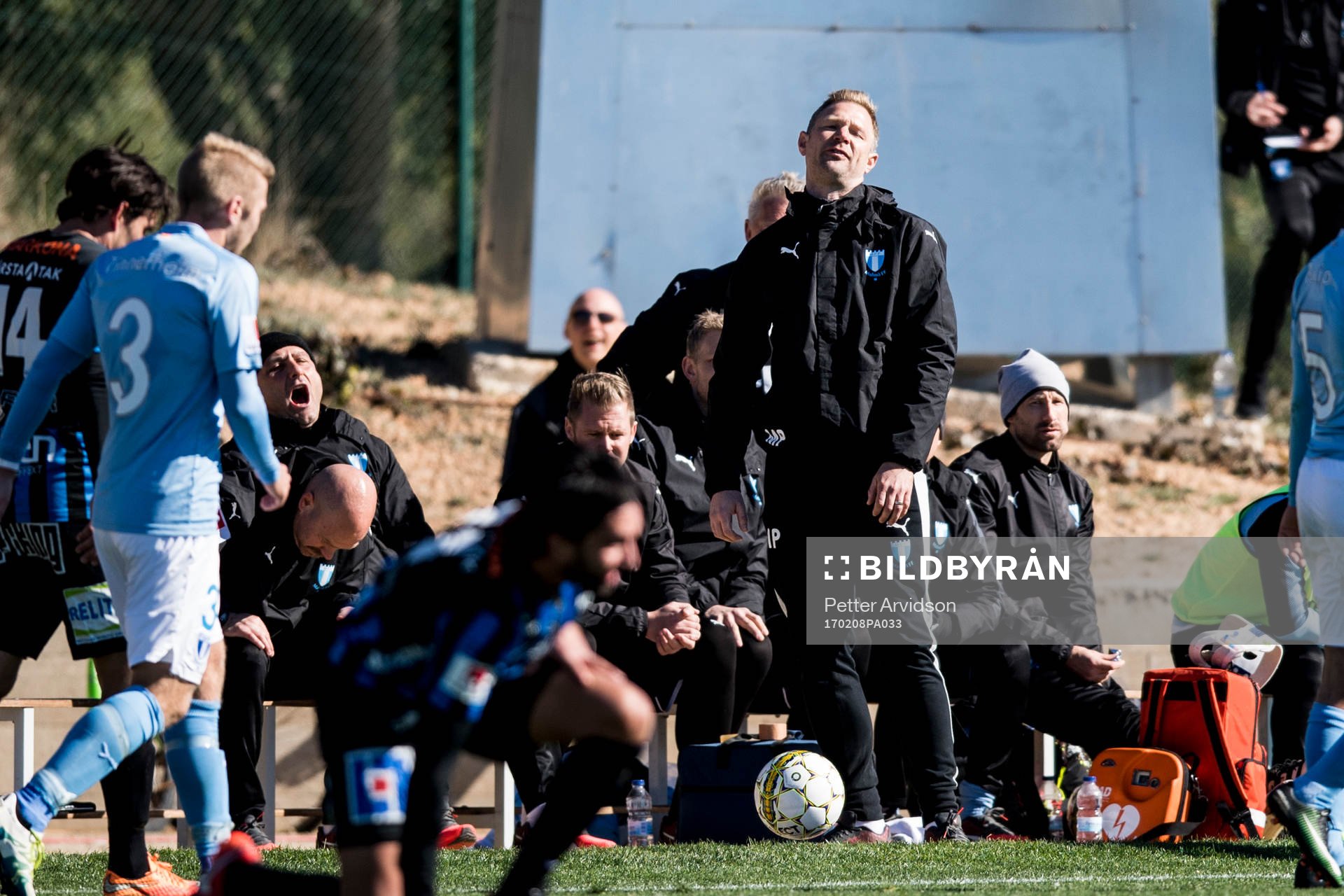 Malmö FFs tränare Magnus Pehrsson deppar