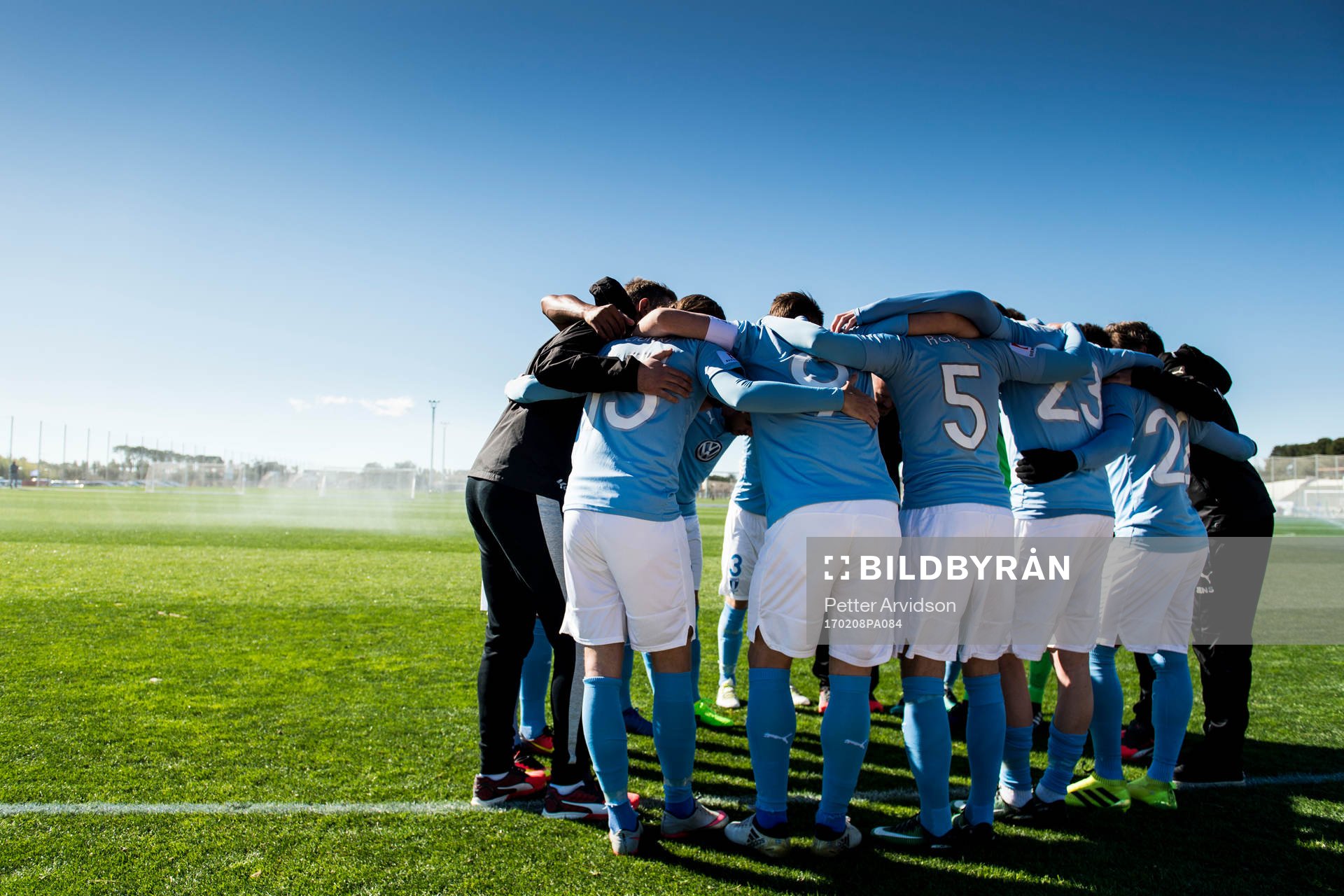 Malmö FFs spelare samlas