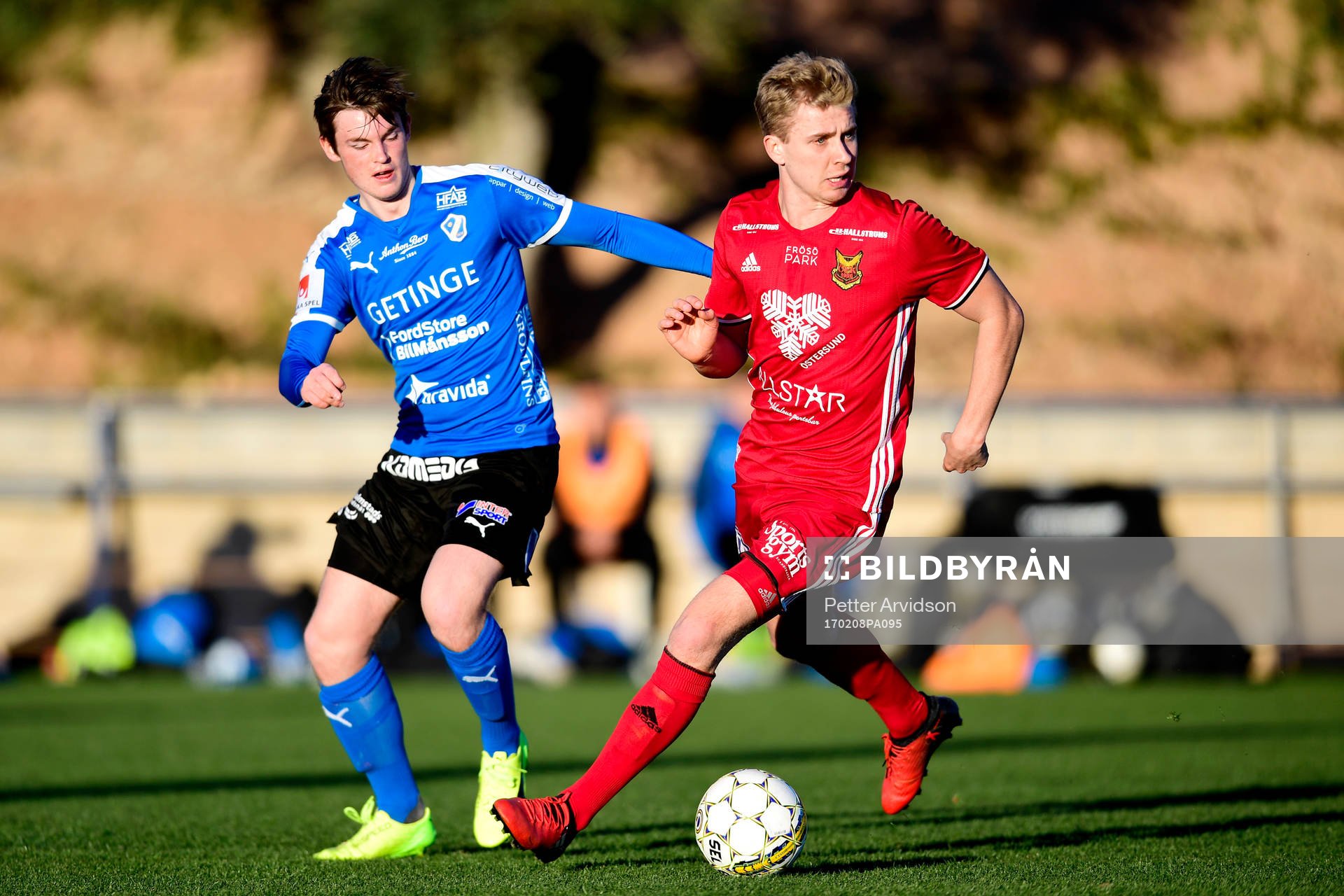 Halmstads Jonathan Svedberg och Östersunds Ludvig Fritzon