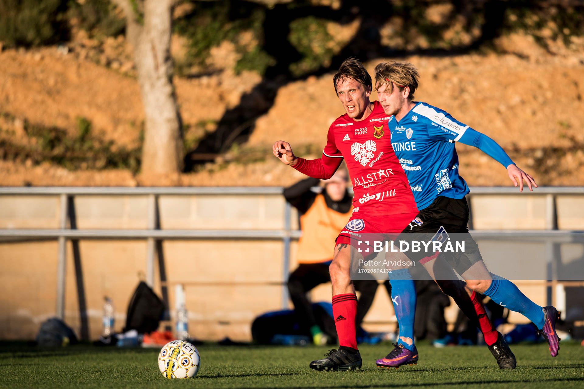 Östersunds Bobo Sollander Jansson och Halmstads Marcus