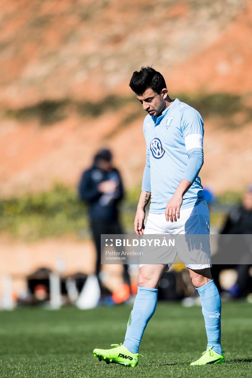 Malmö FFs Behrang Safari deppar