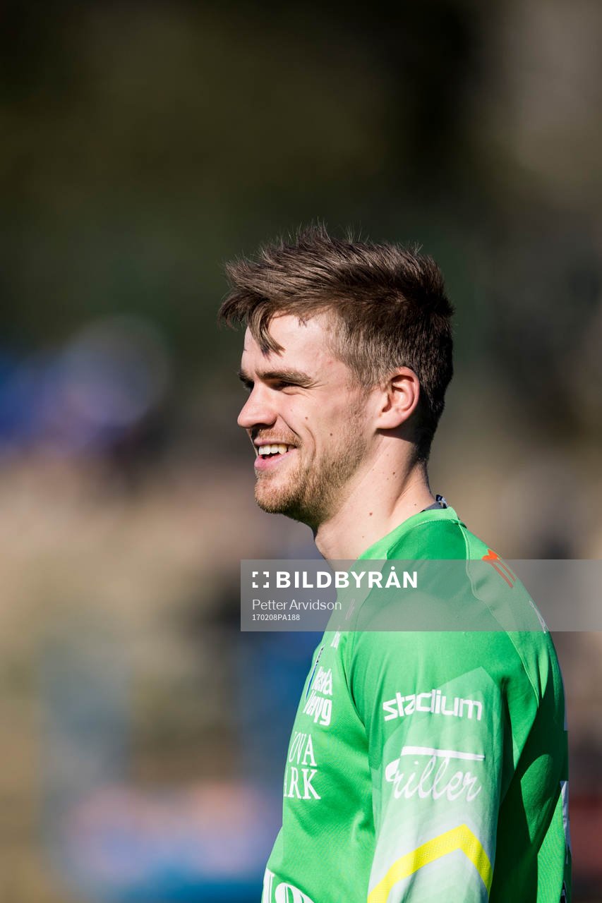 Sirius målvakt Lukas Jonsson