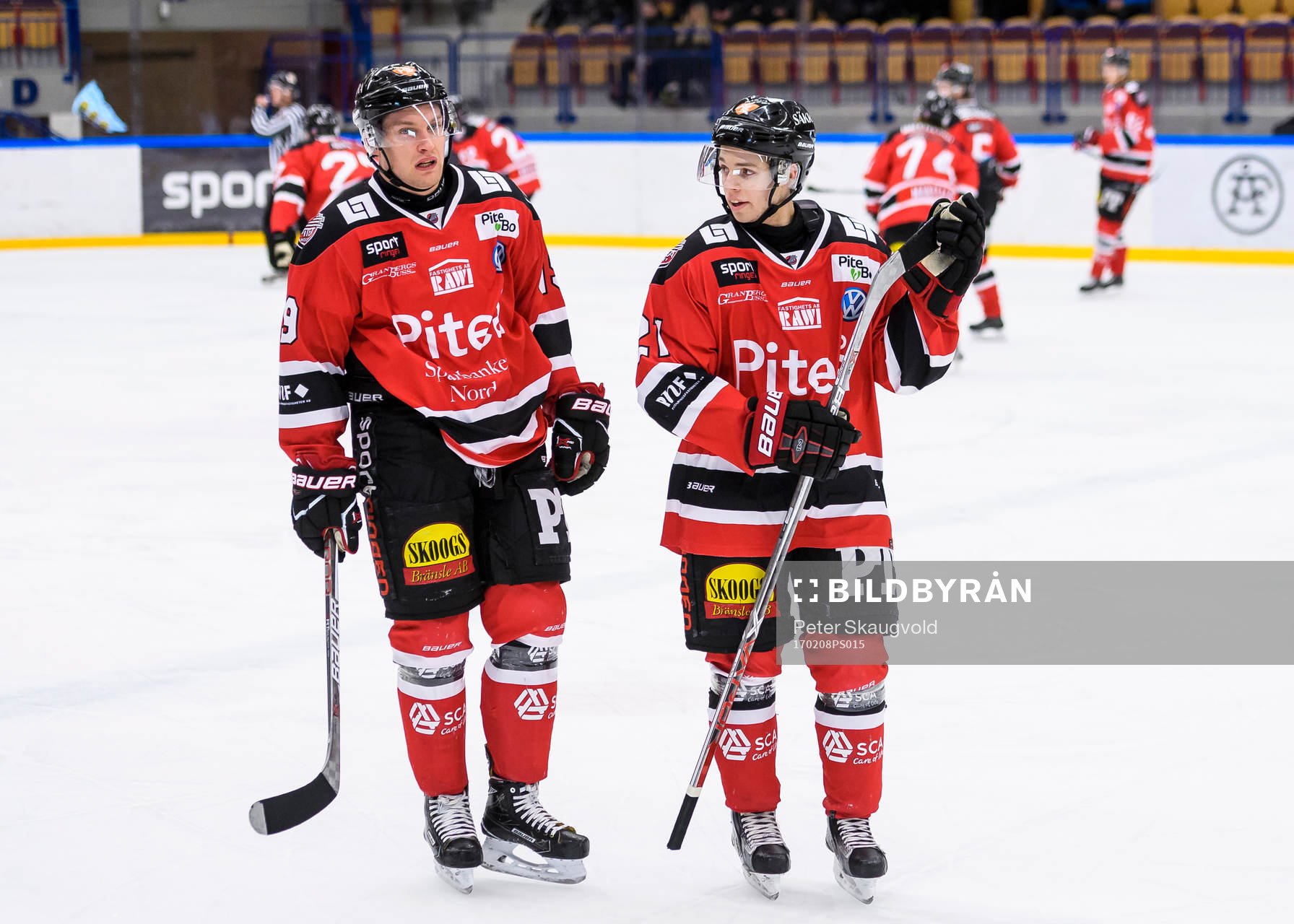 Piteås David Pettersson (v) och Alexander Forsberg (h)