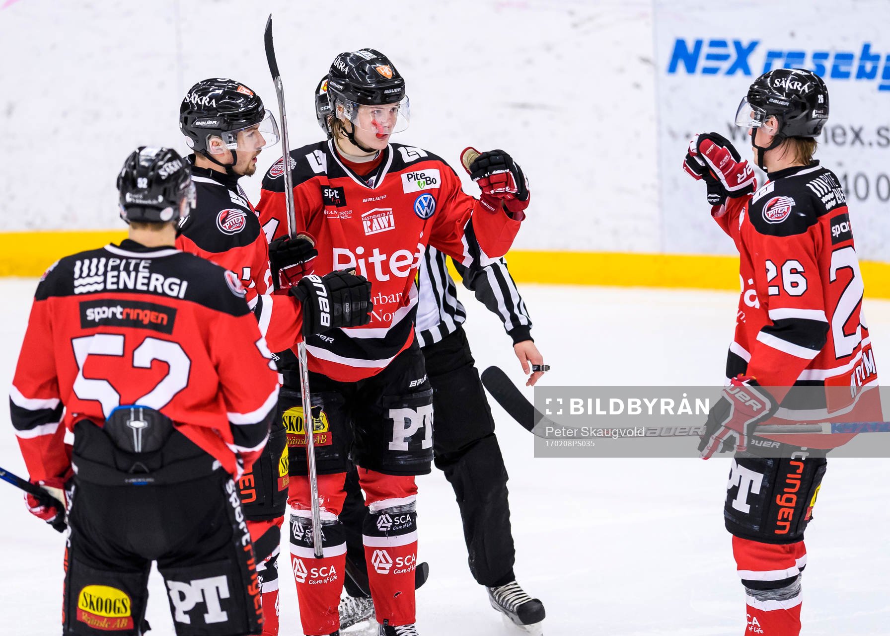 Piteås Petter Mäkitalo jublar