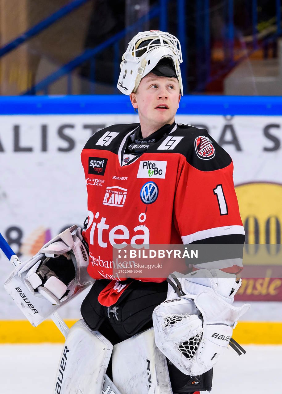 Piteås målvakt Joel Vännström