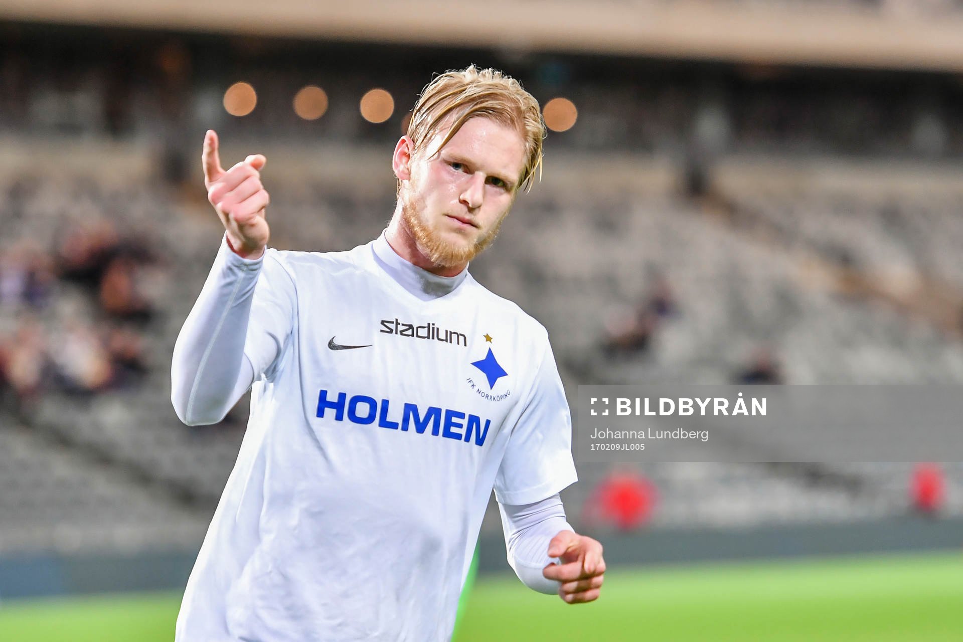 Norrköpings Karl Holmberg jublar
