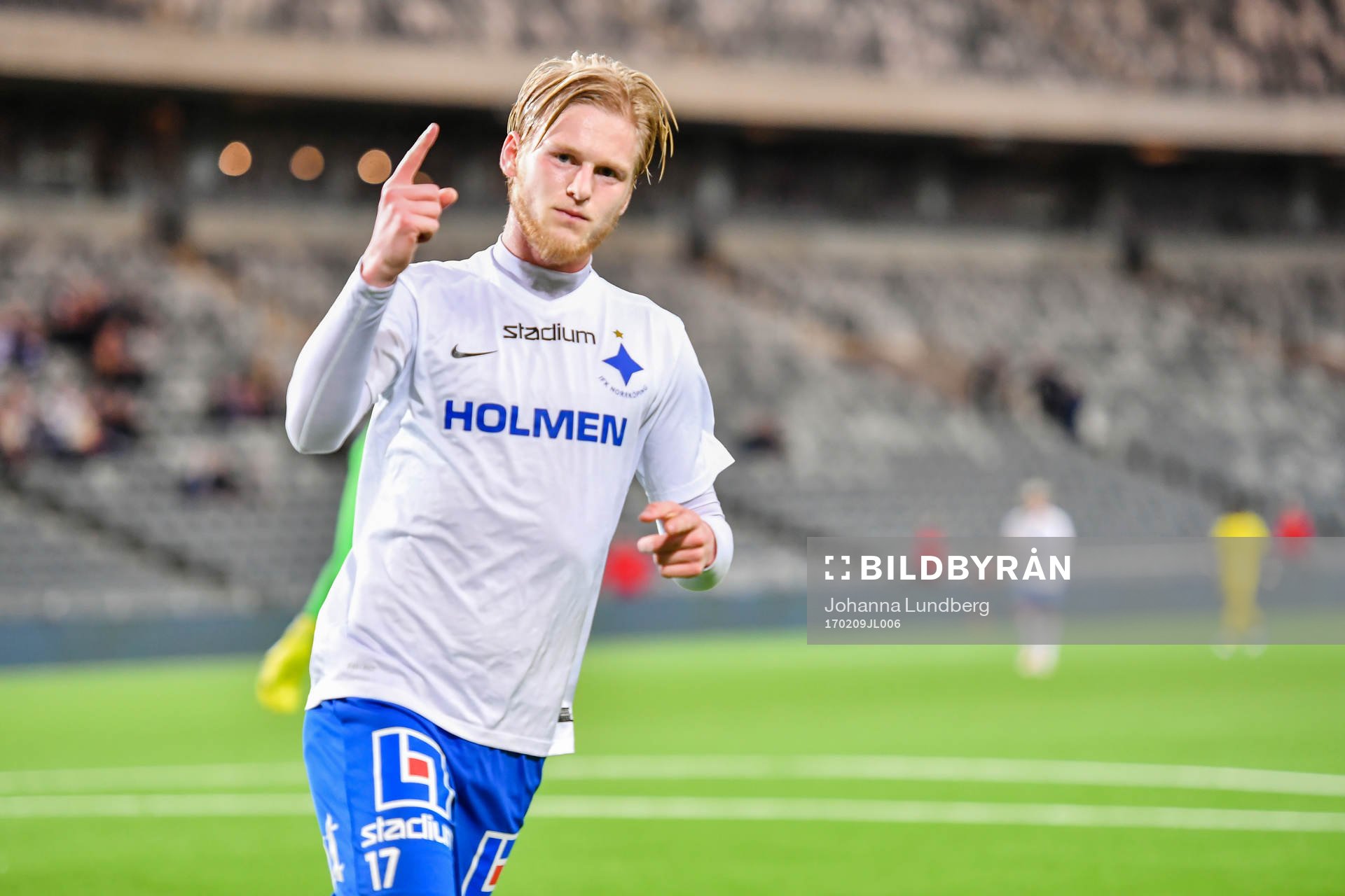 Norrköpings Karl Holmberg jublar