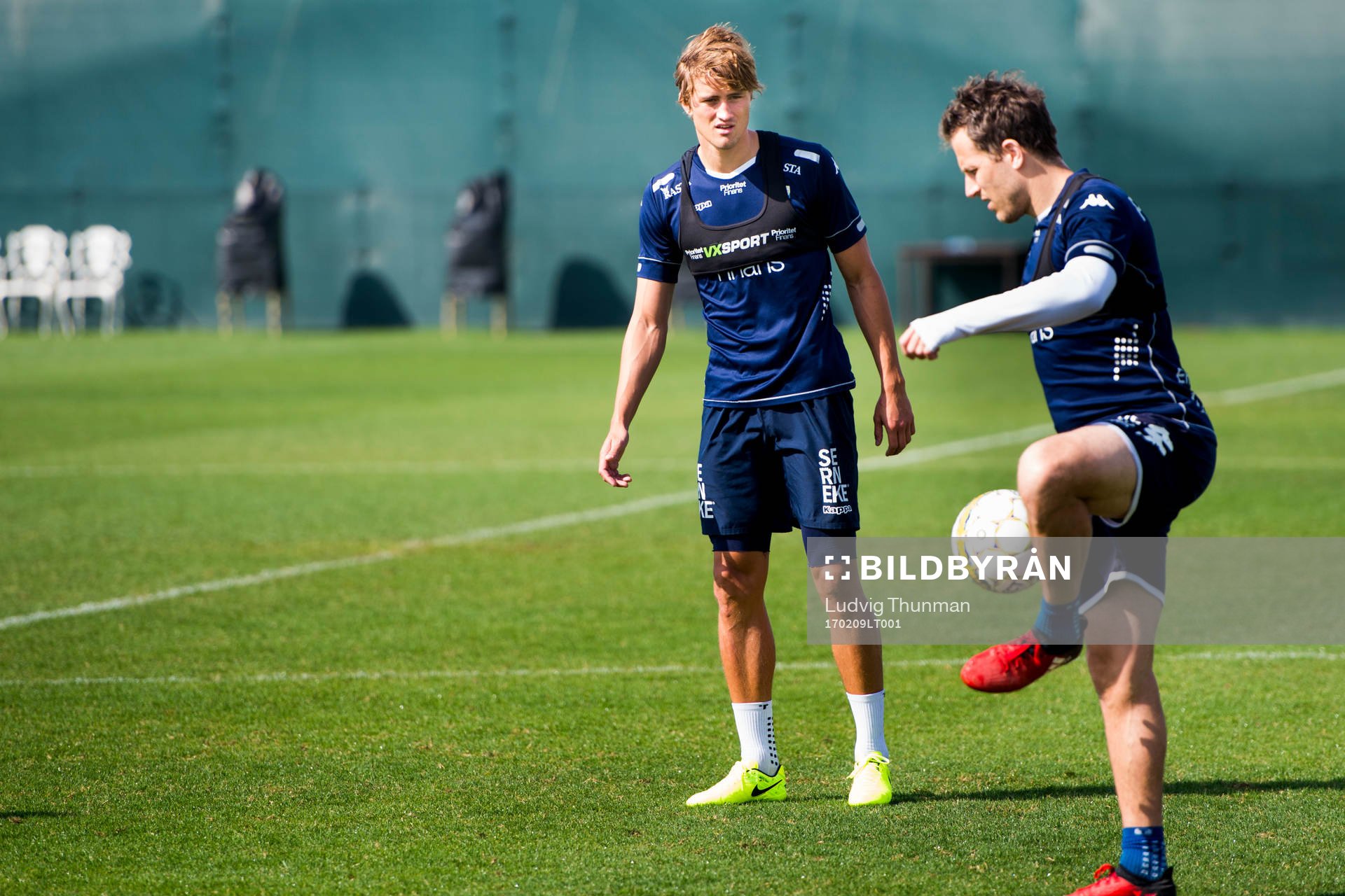 IFK Göteborgs Thomas Rogne och Tobias Hysén