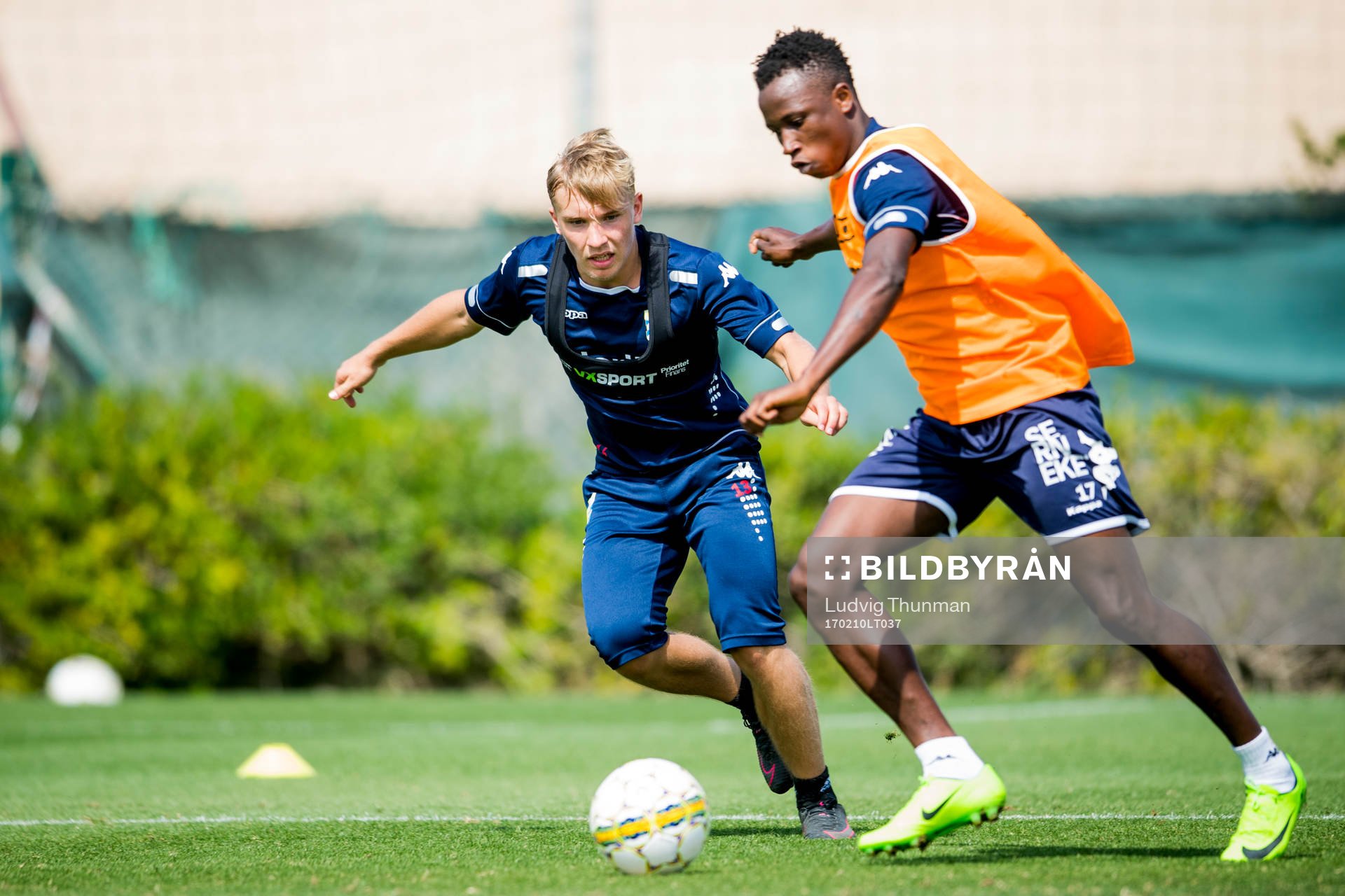 Edvin Dahlqvist och Prosper Kasim