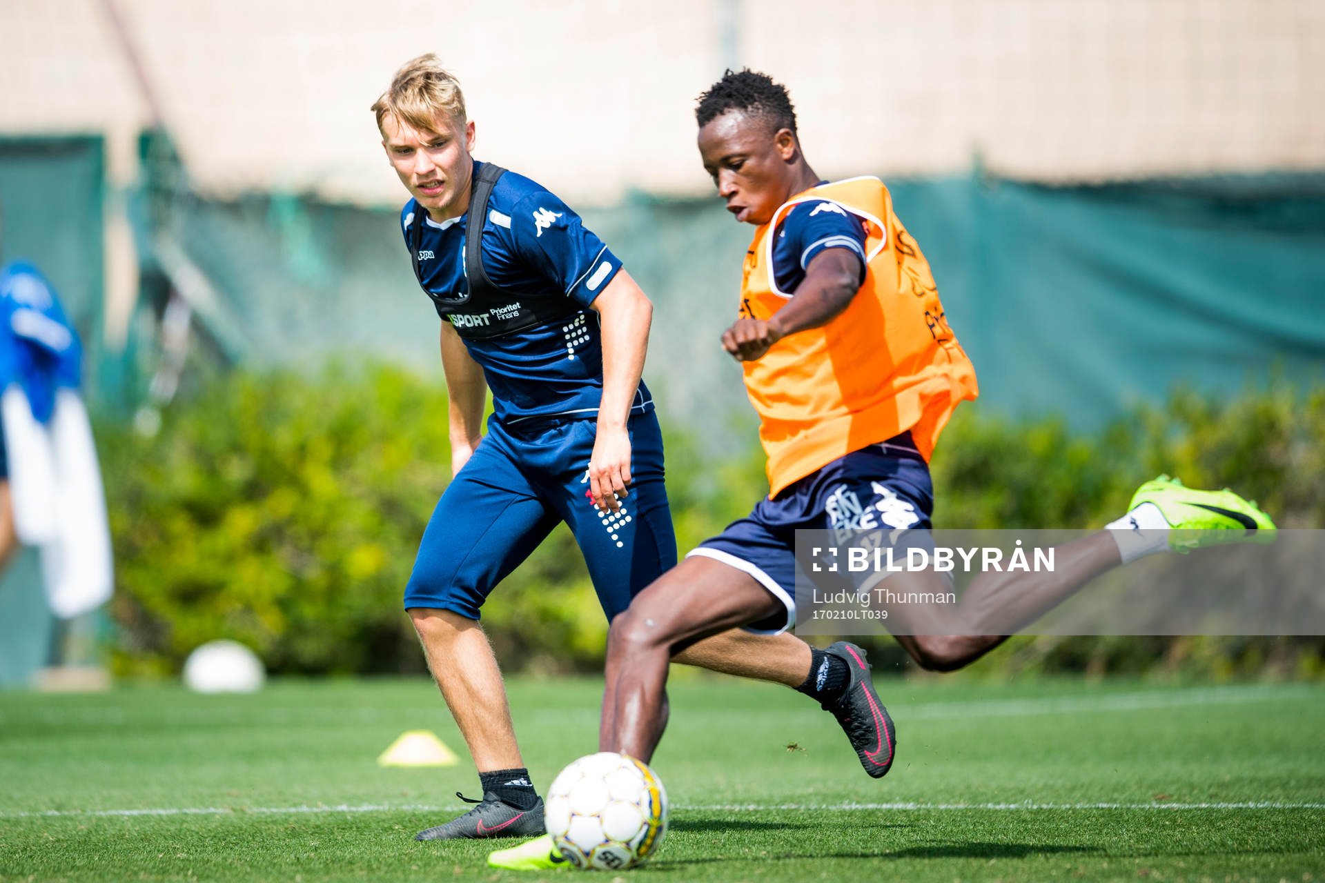 Edvin Dahlqvist och Prosper Kasim