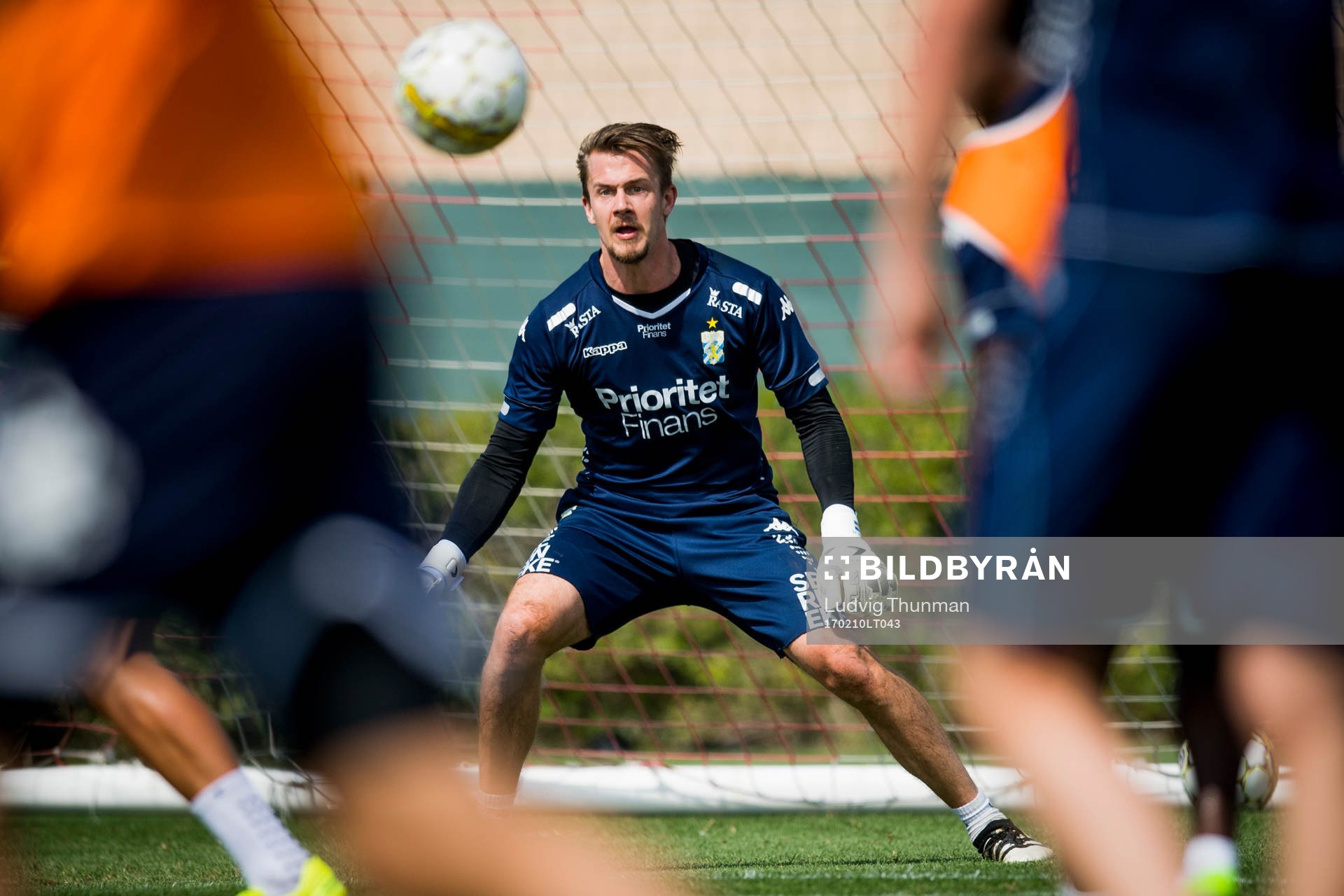 Målvakt Erik Dahlin