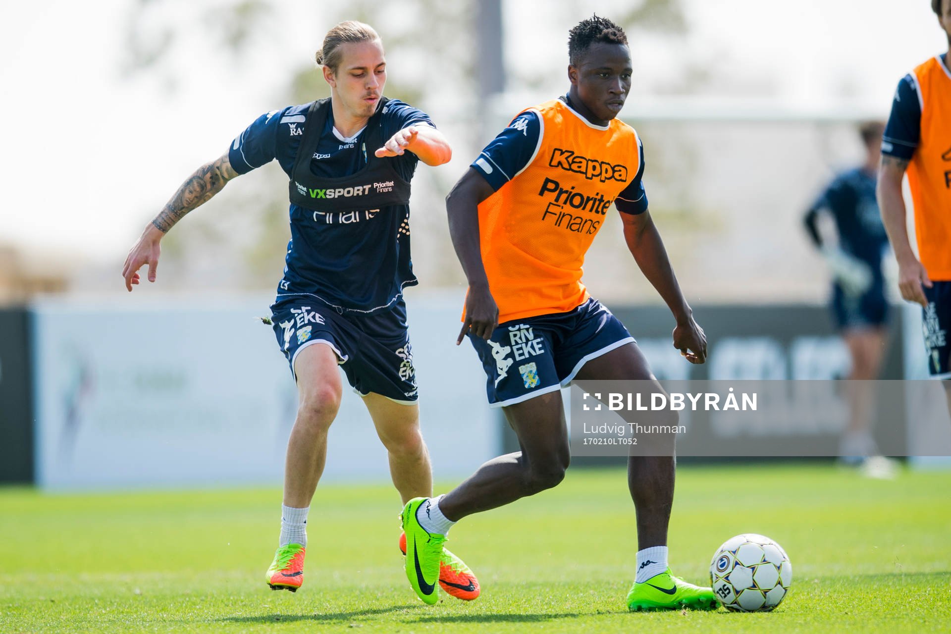 Mikael Boman och Prosper Kasim