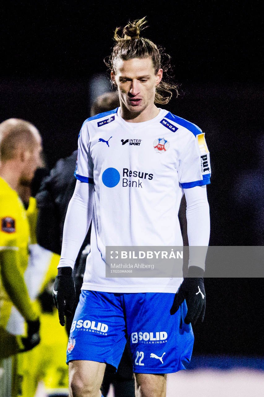 Helsingborgs Jesper Lange deppar