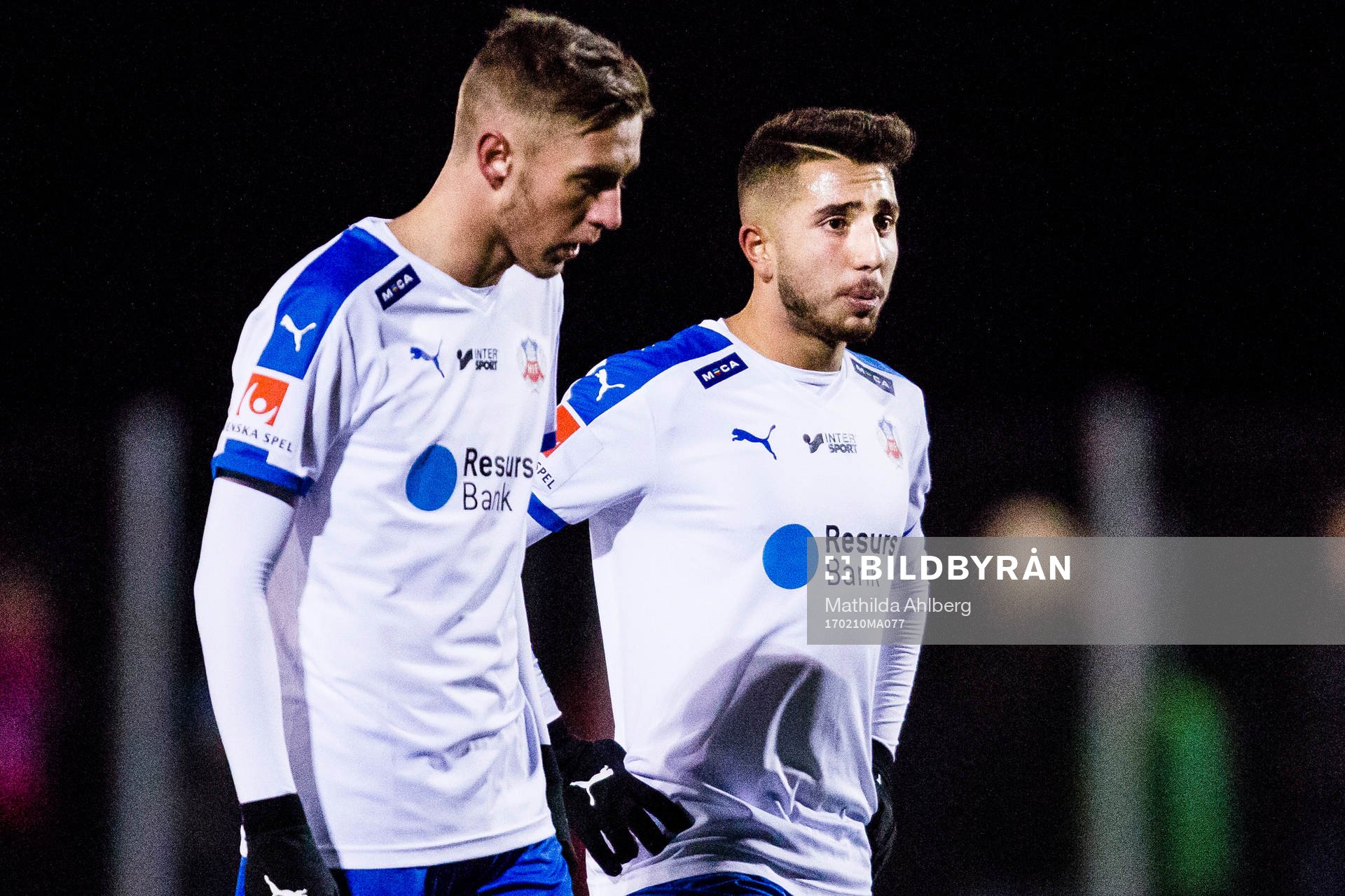 Helsingborgs Casper Seger och Moustafa Zeidan