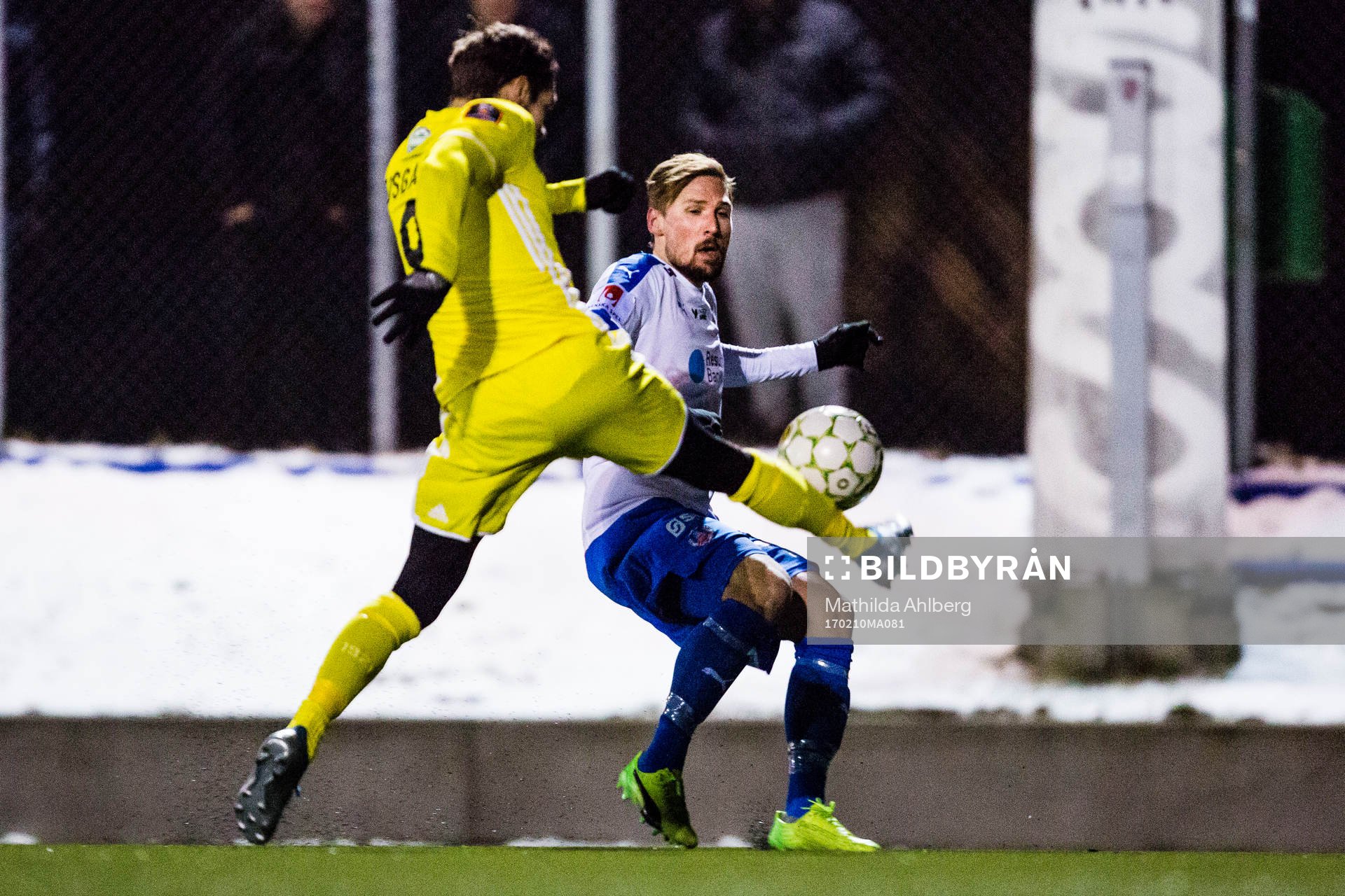 Lyngbys Lasse Rise och Helsingborgs Martin Christensen