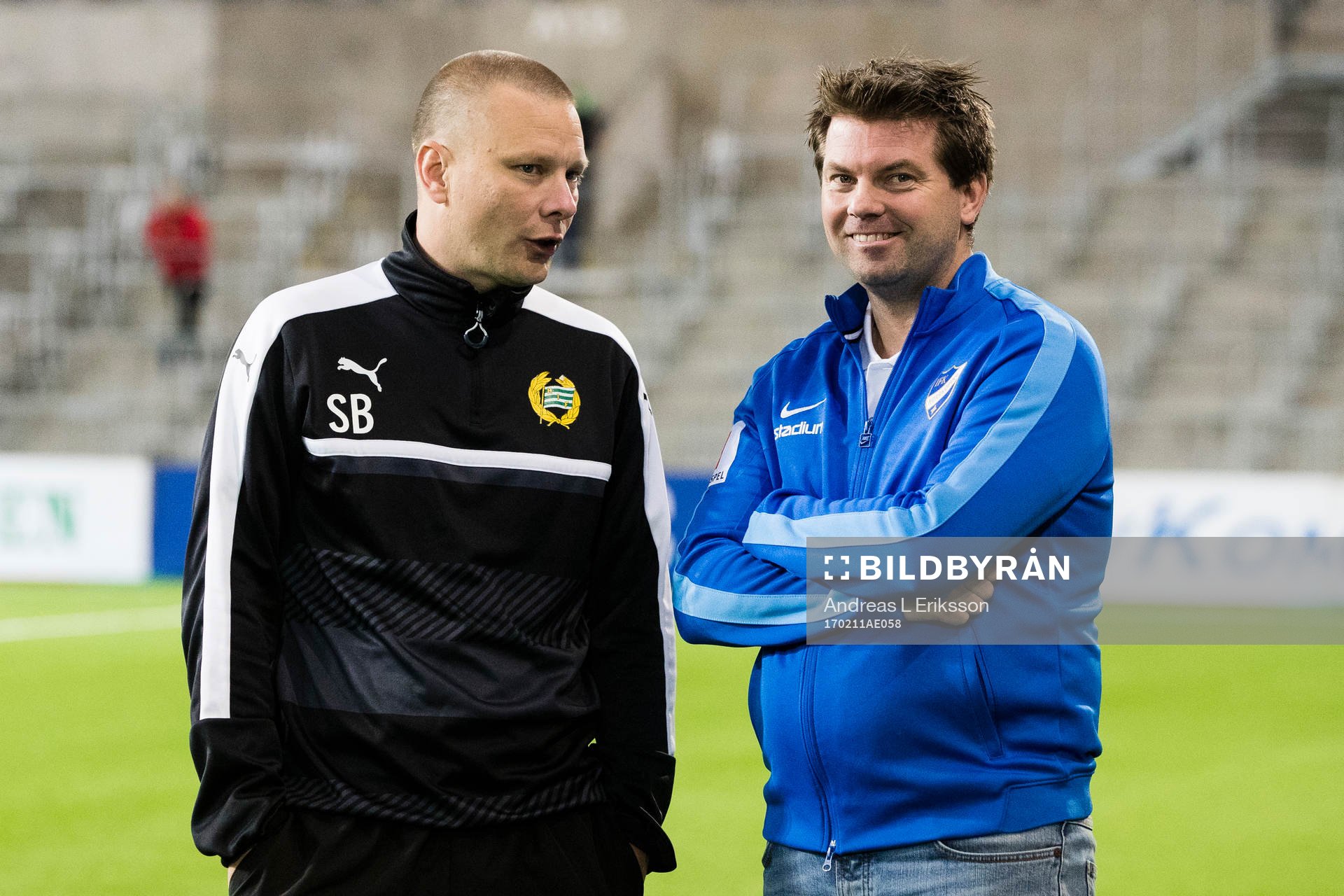 Hammarbys assisterande tränare Stefan Billborn och